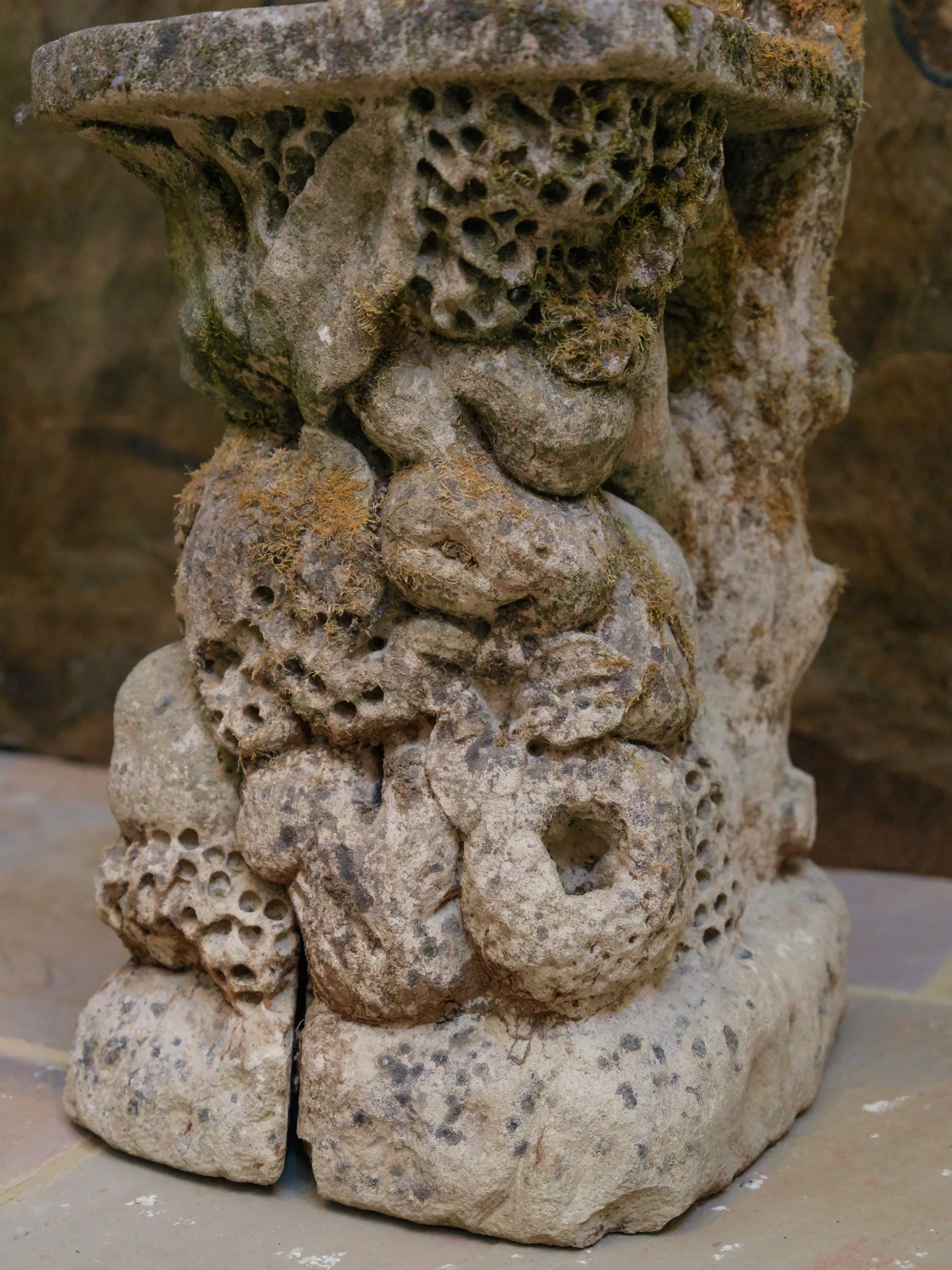 19th Century Italian Grit Stone Grotto Chairs - Image 10