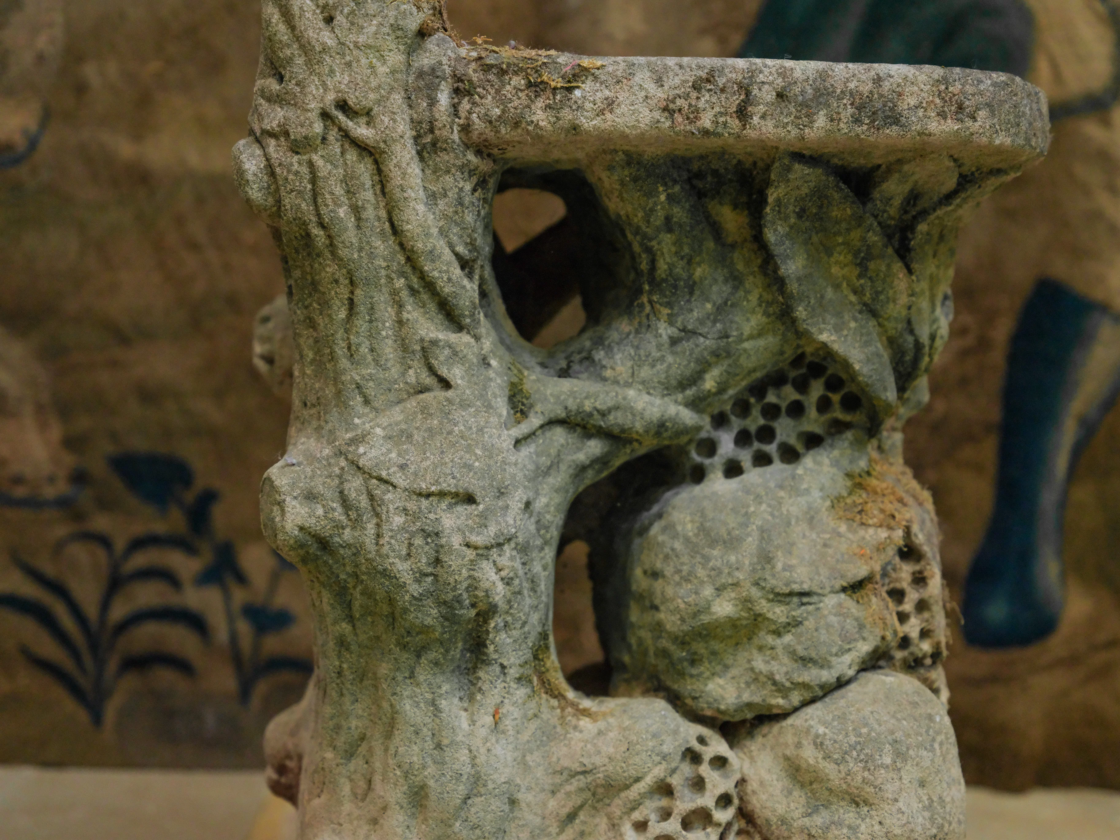 19th Century Italian Grit Stone Grotto Chairs - Image 12