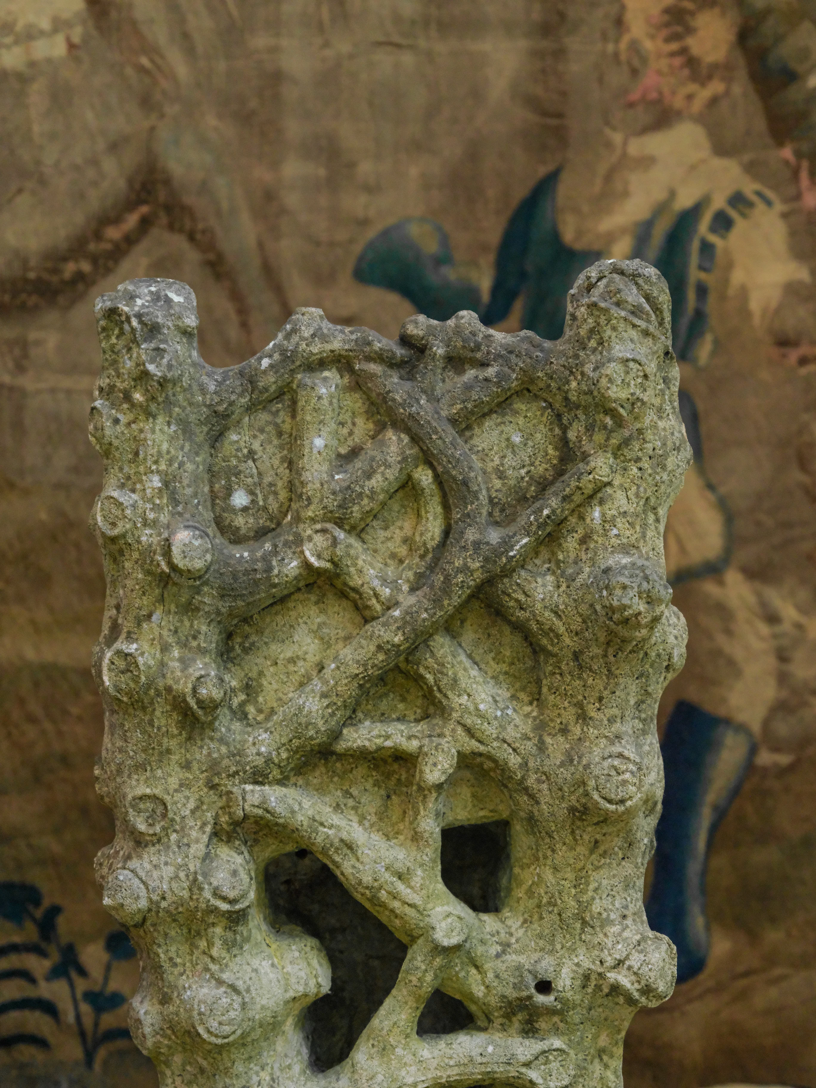 19th Century Italian Grit Stone Grotto Chairs - Image 20