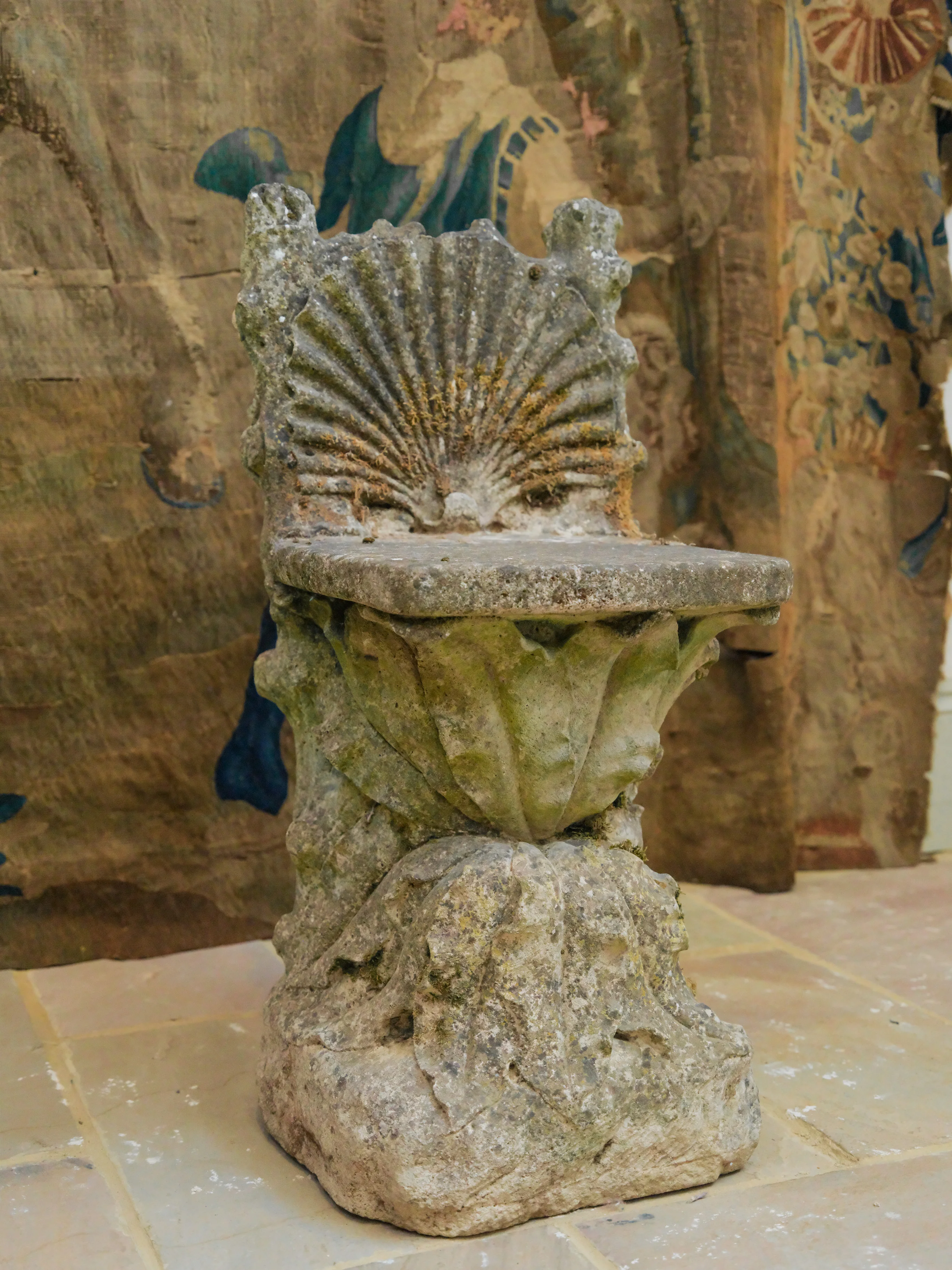 19th Century Italian Grit Stone Grotto Chairs - Image 3