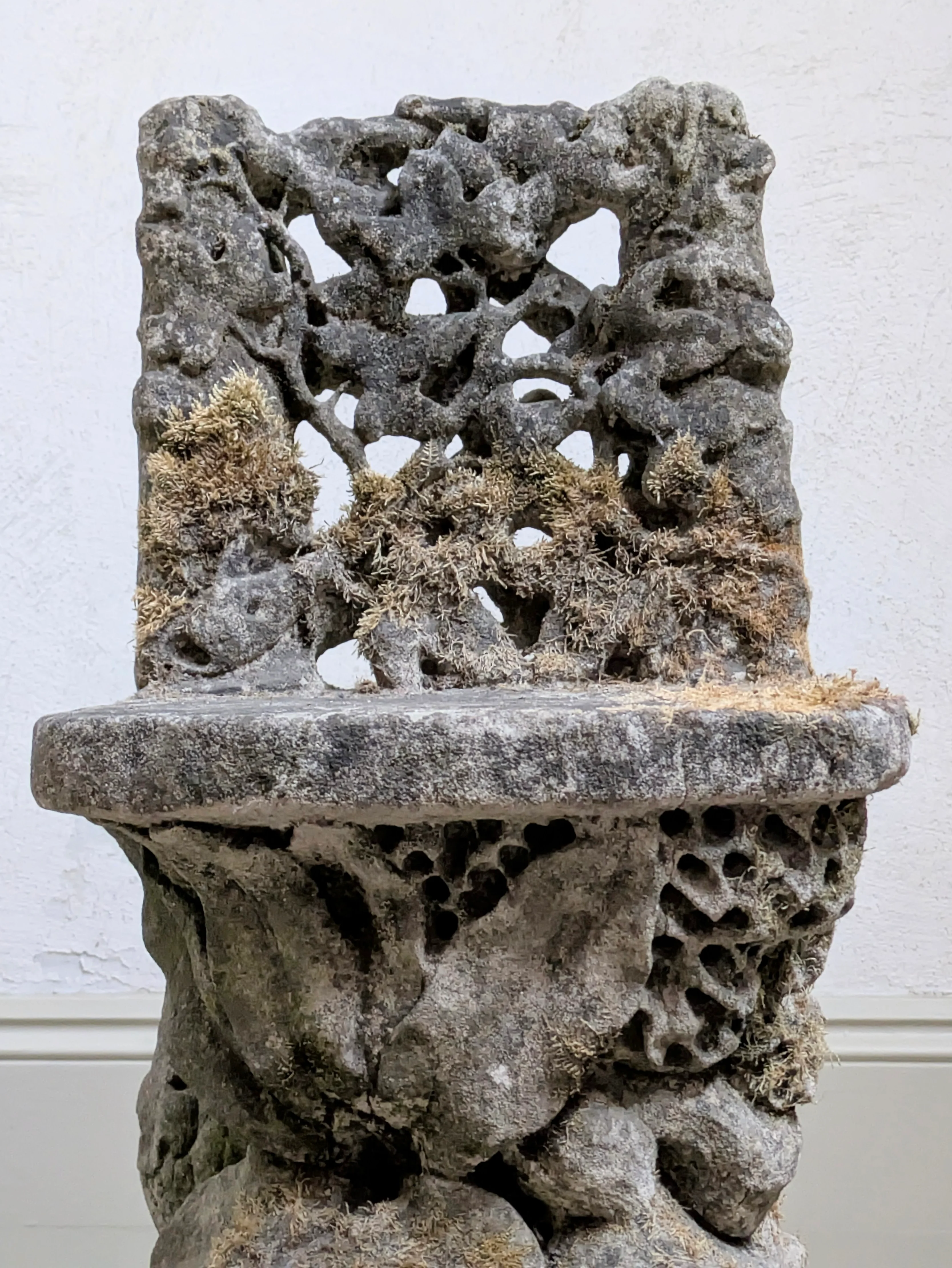 19th Century Italian Grit Stone Grotto Chairs - Image 6