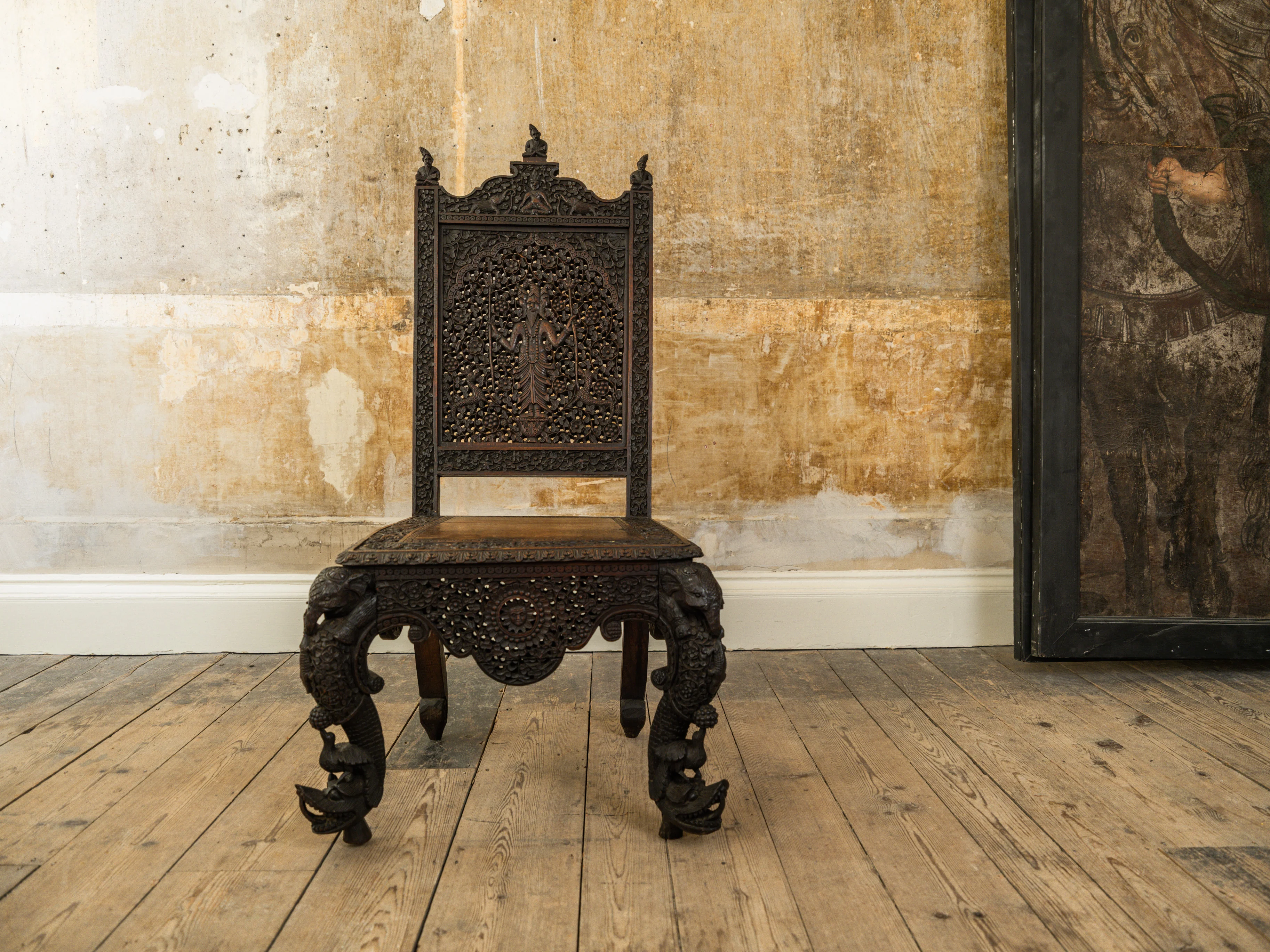 A 19th Century Anglo-Indian Side Chair