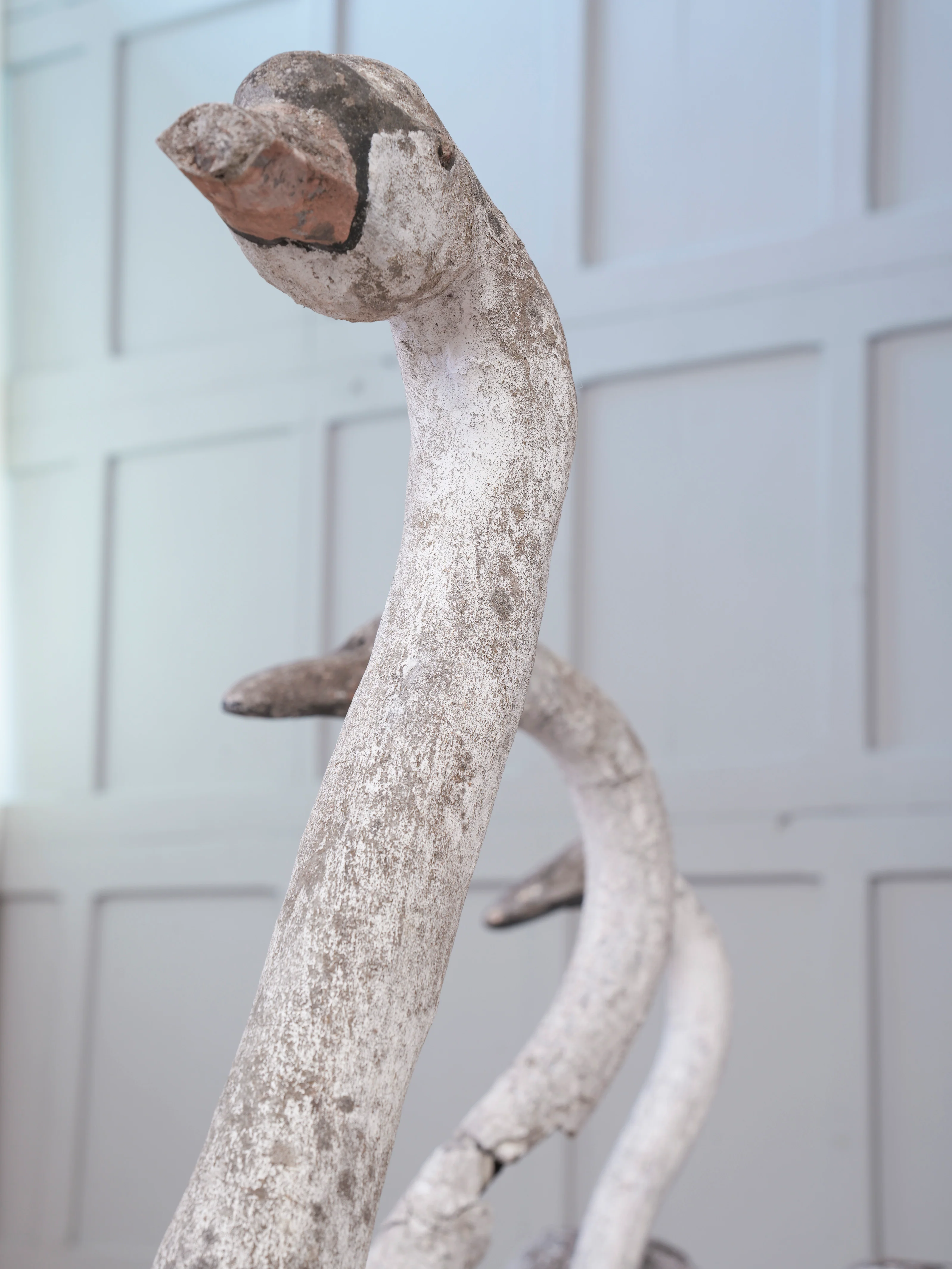 A Bevy of Composition Stone Swans - Image 13