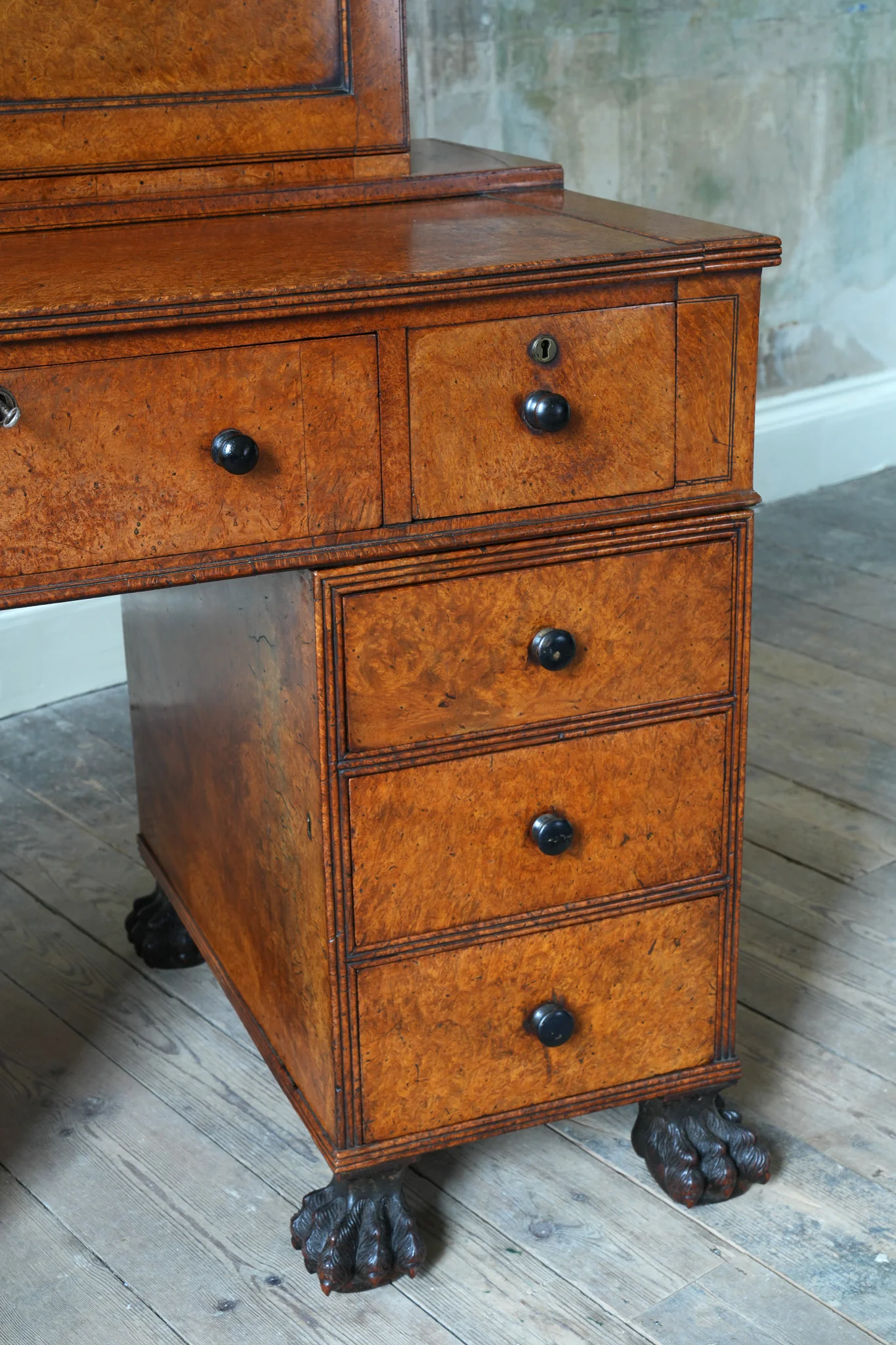 A George IV Amboyna Campaign Desk - Image 20