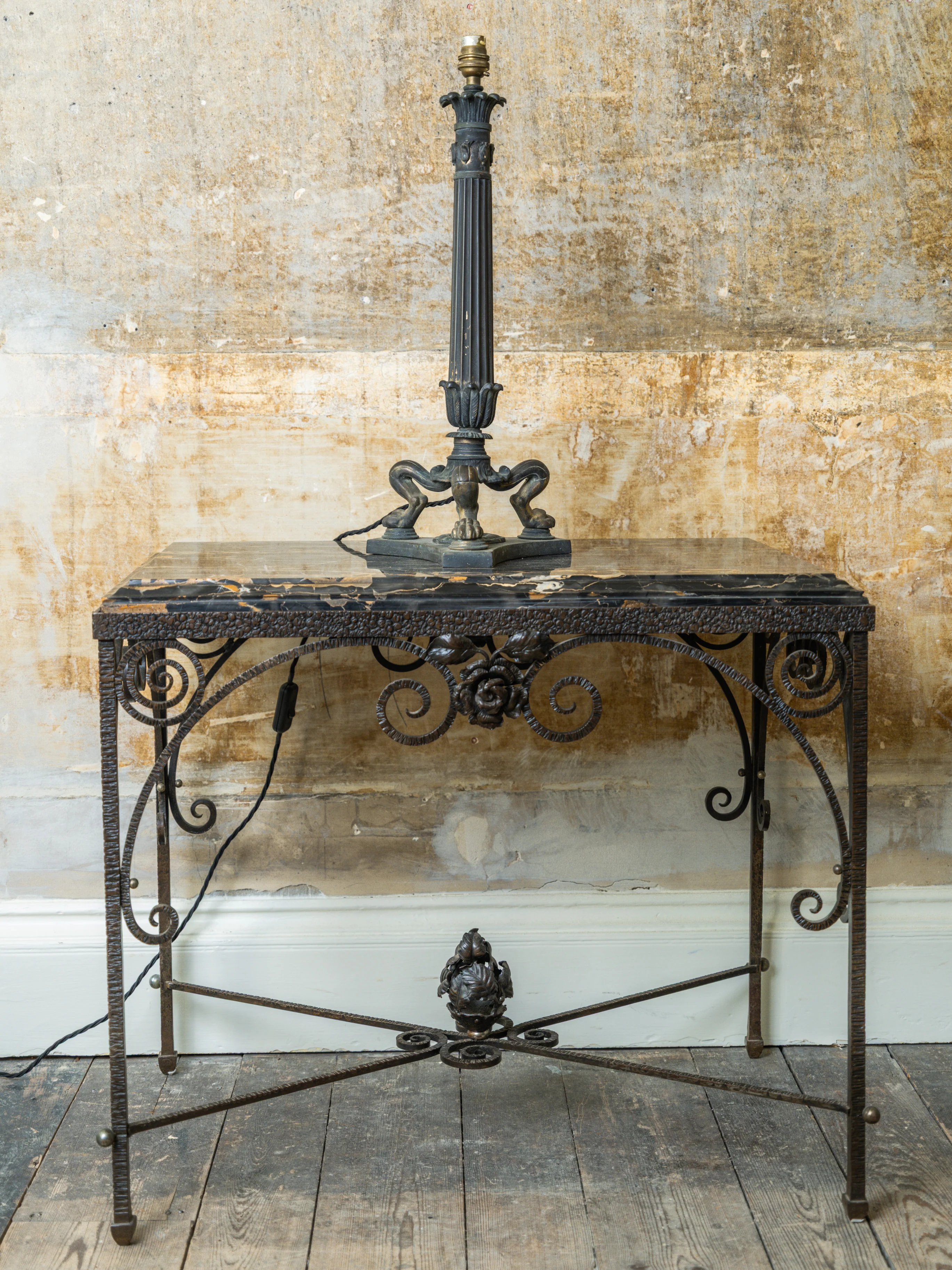 A George IV Column Table Lamp - Image 10