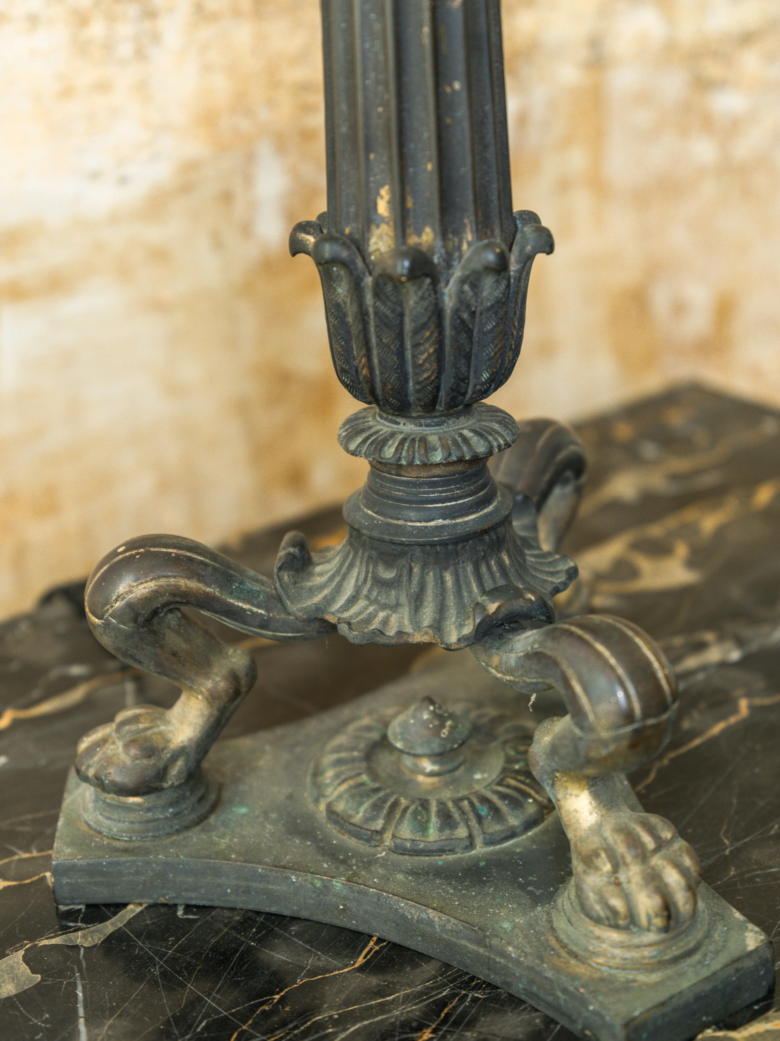 A George IV Column Table Lamp - Image 5