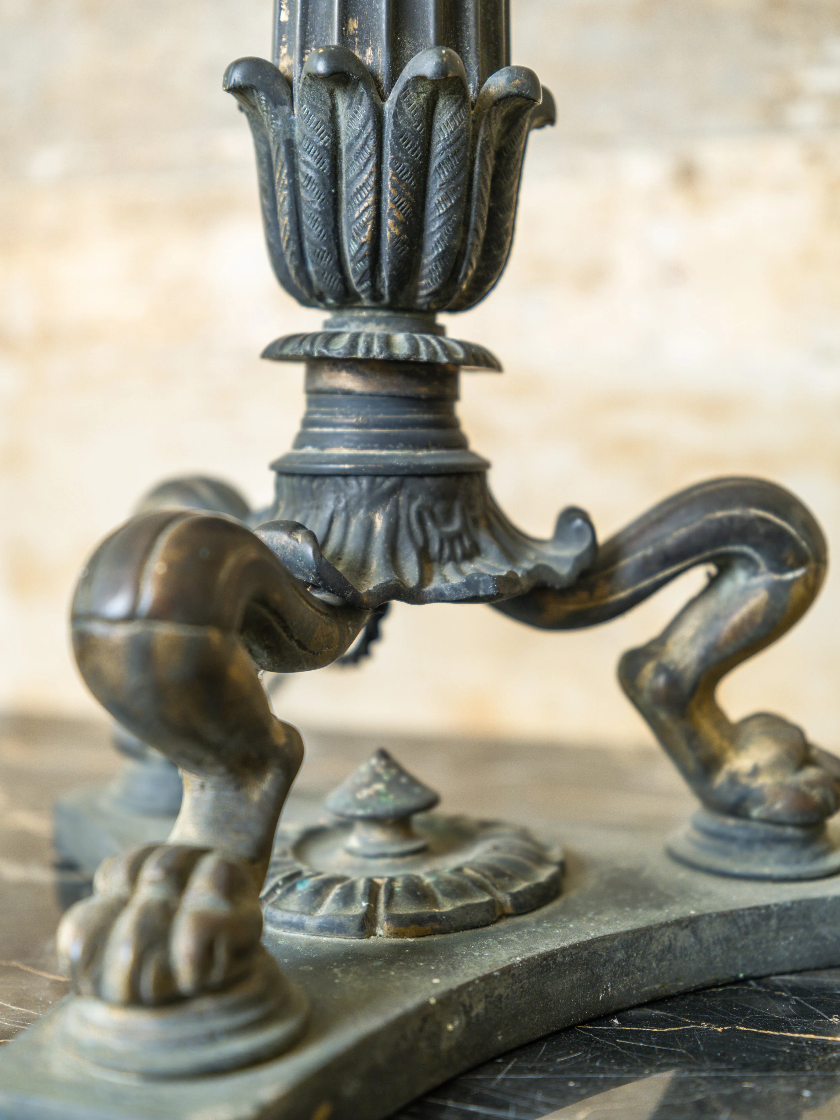 A George IV Column Table Lamp - Image 8