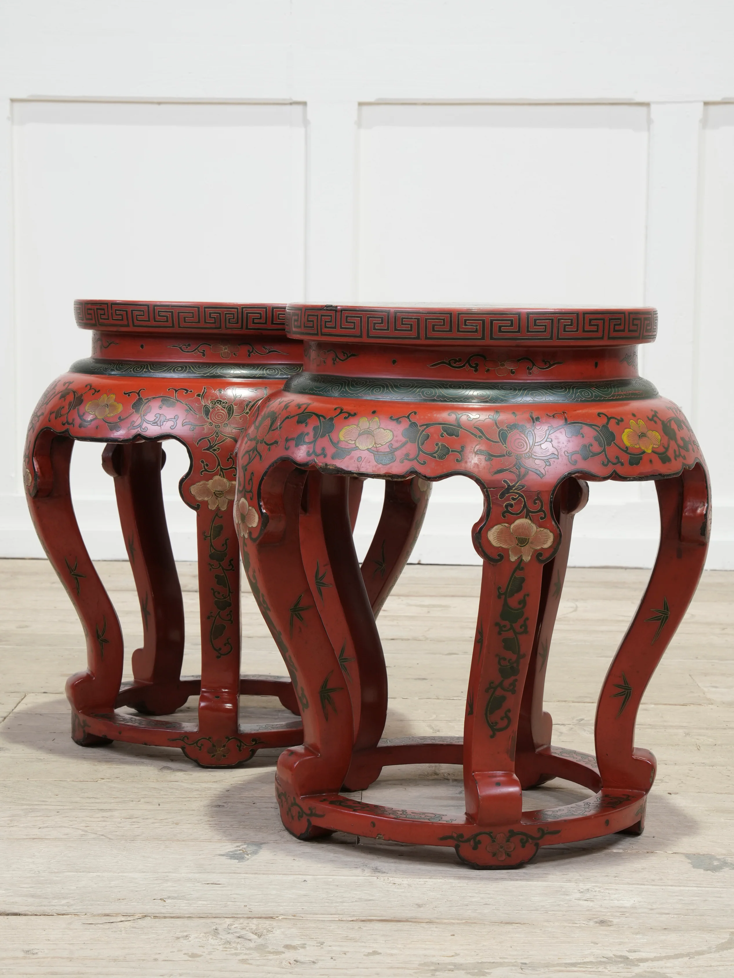 A Pair of Chinoiserie Tables - Image 5