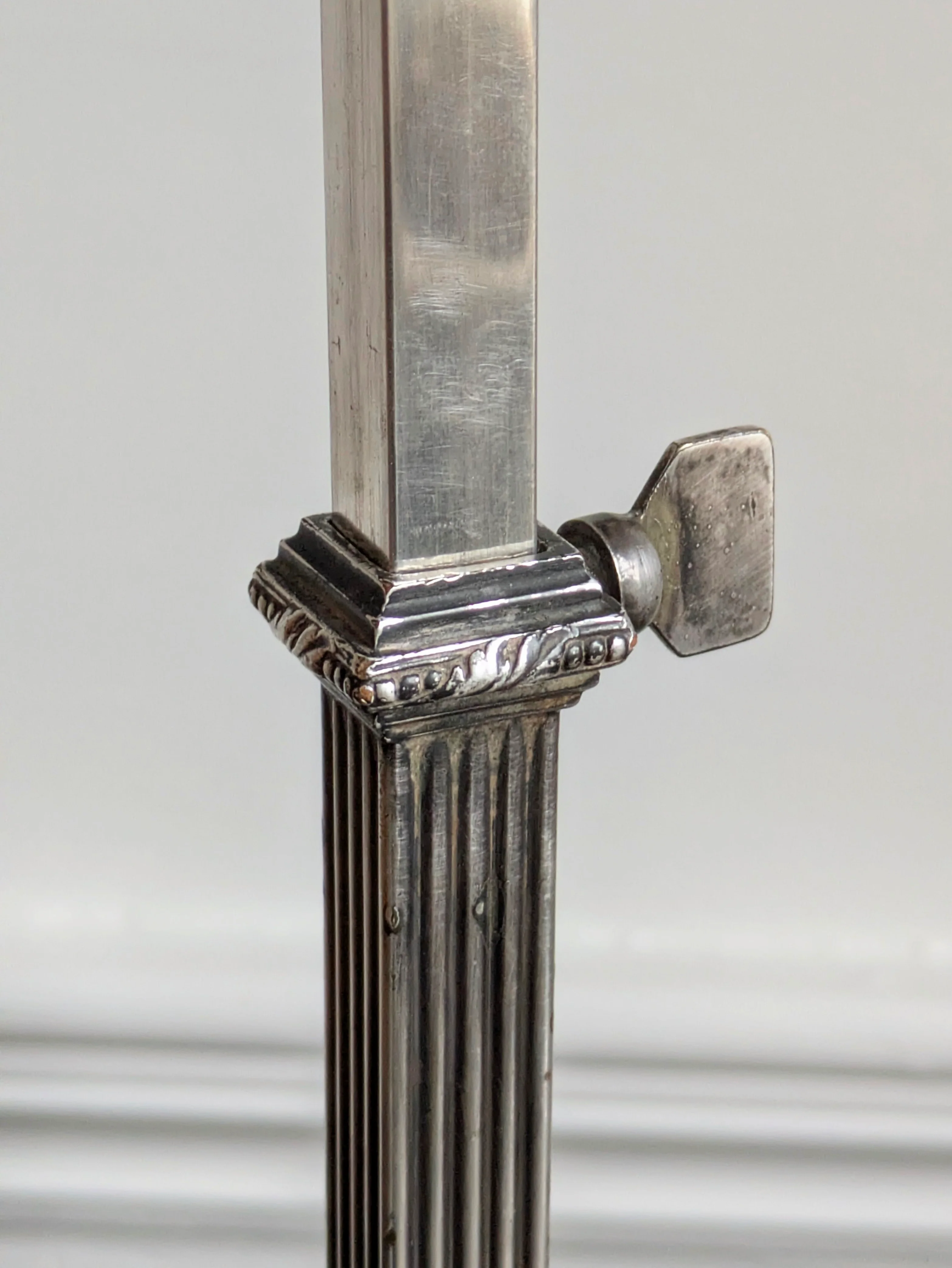 A Pair of Elkington Silver Plate Table Lamps - Image 9