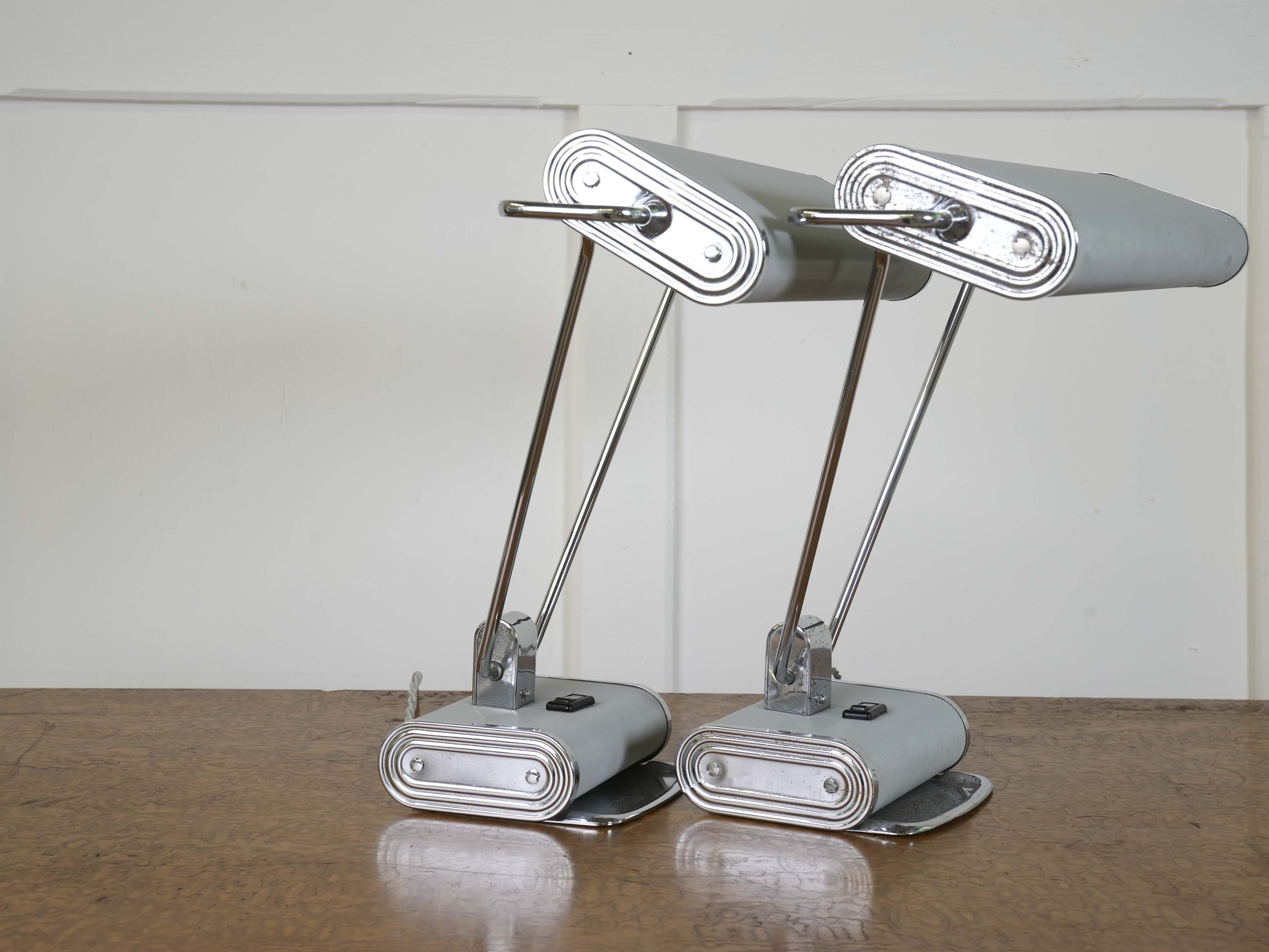 A Pair of Eileen Gray Desk Lamps - Image 13