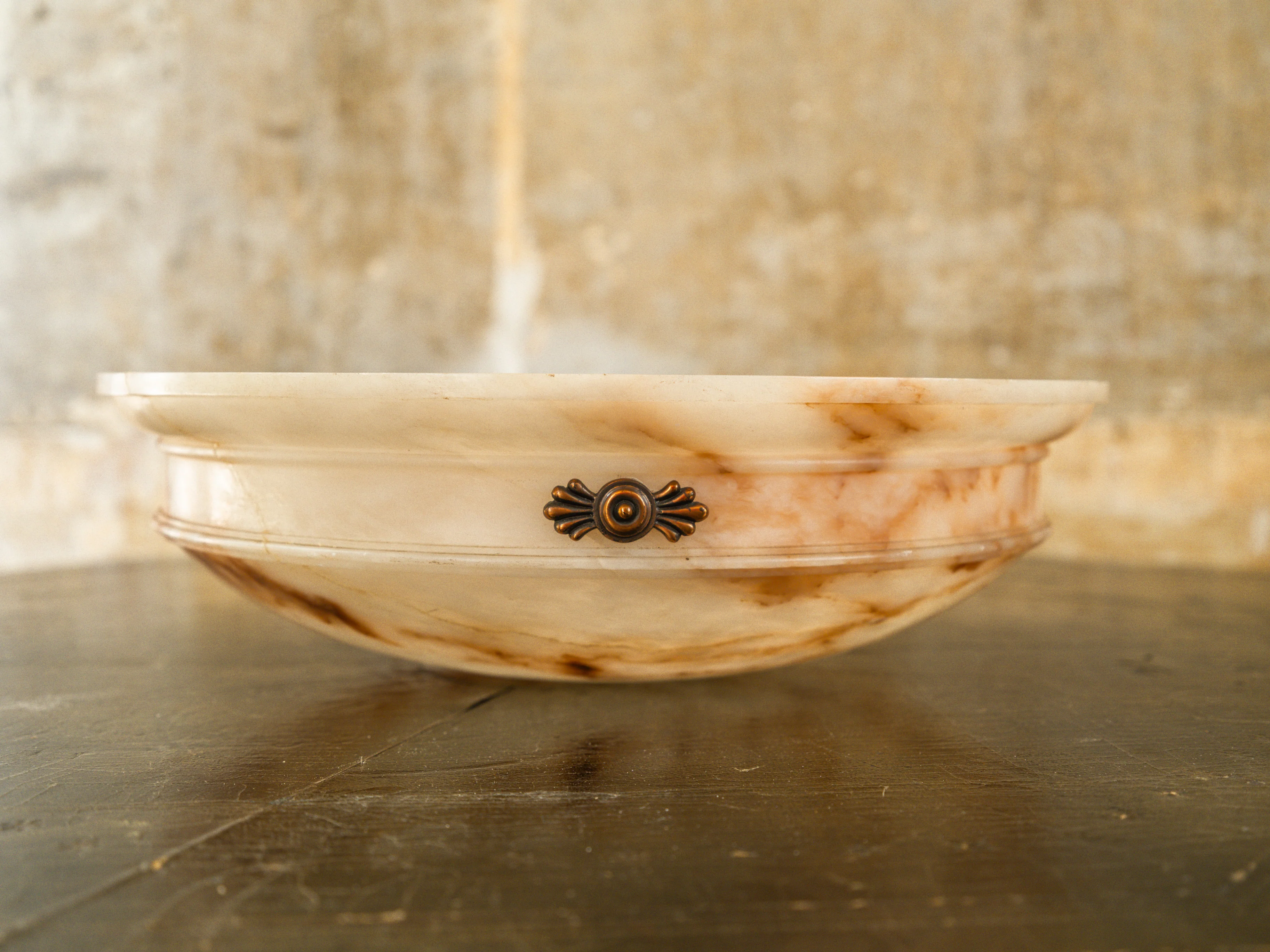 An Alabaster Dish Light - Image 5