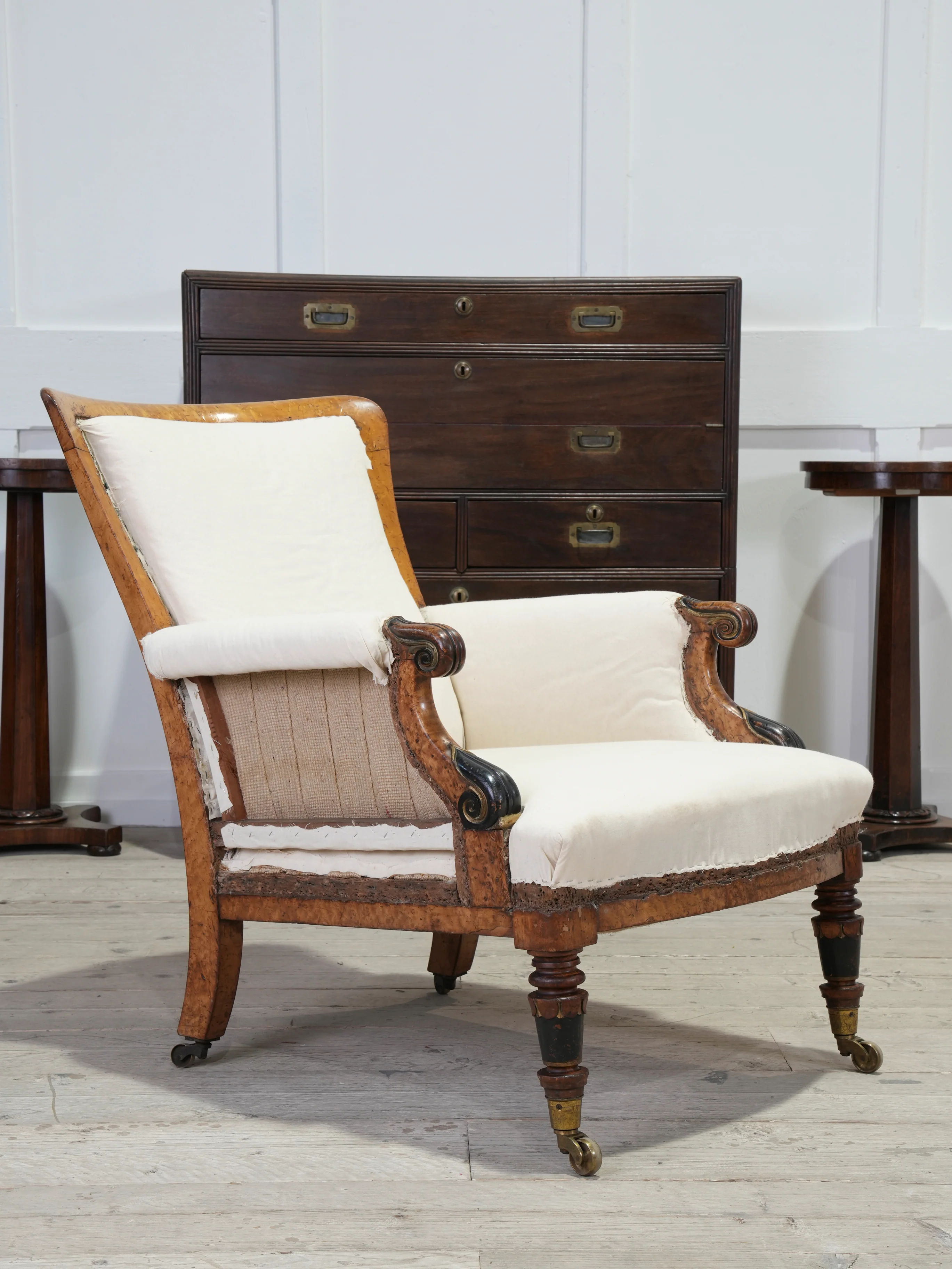 A William IV Burr Maple Armchair - Image 14