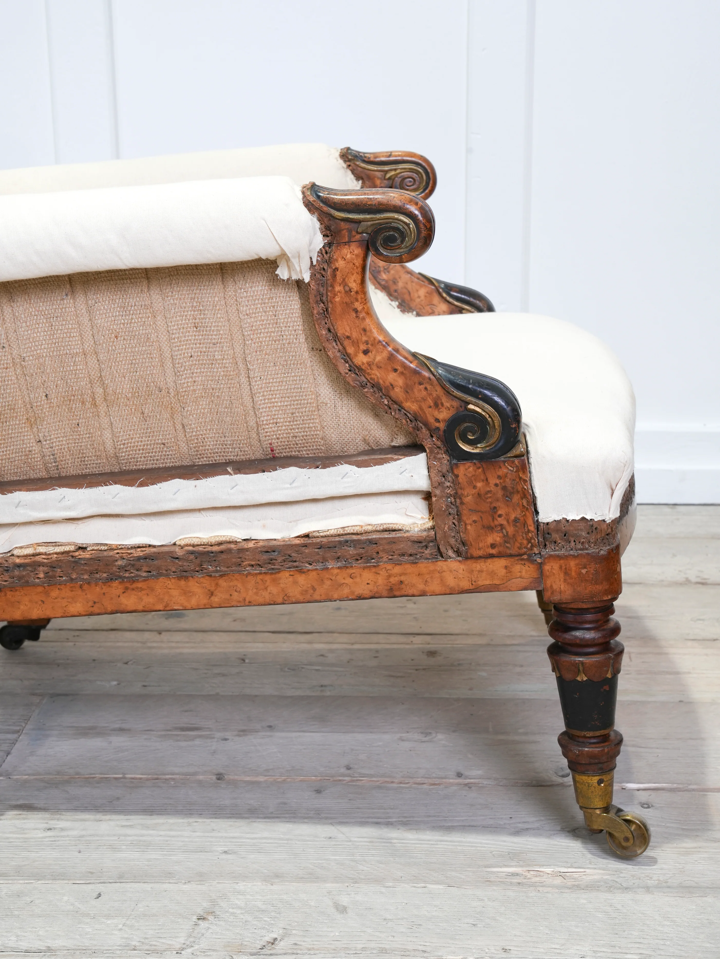 A William IV Burr Maple Armchair - Image 17