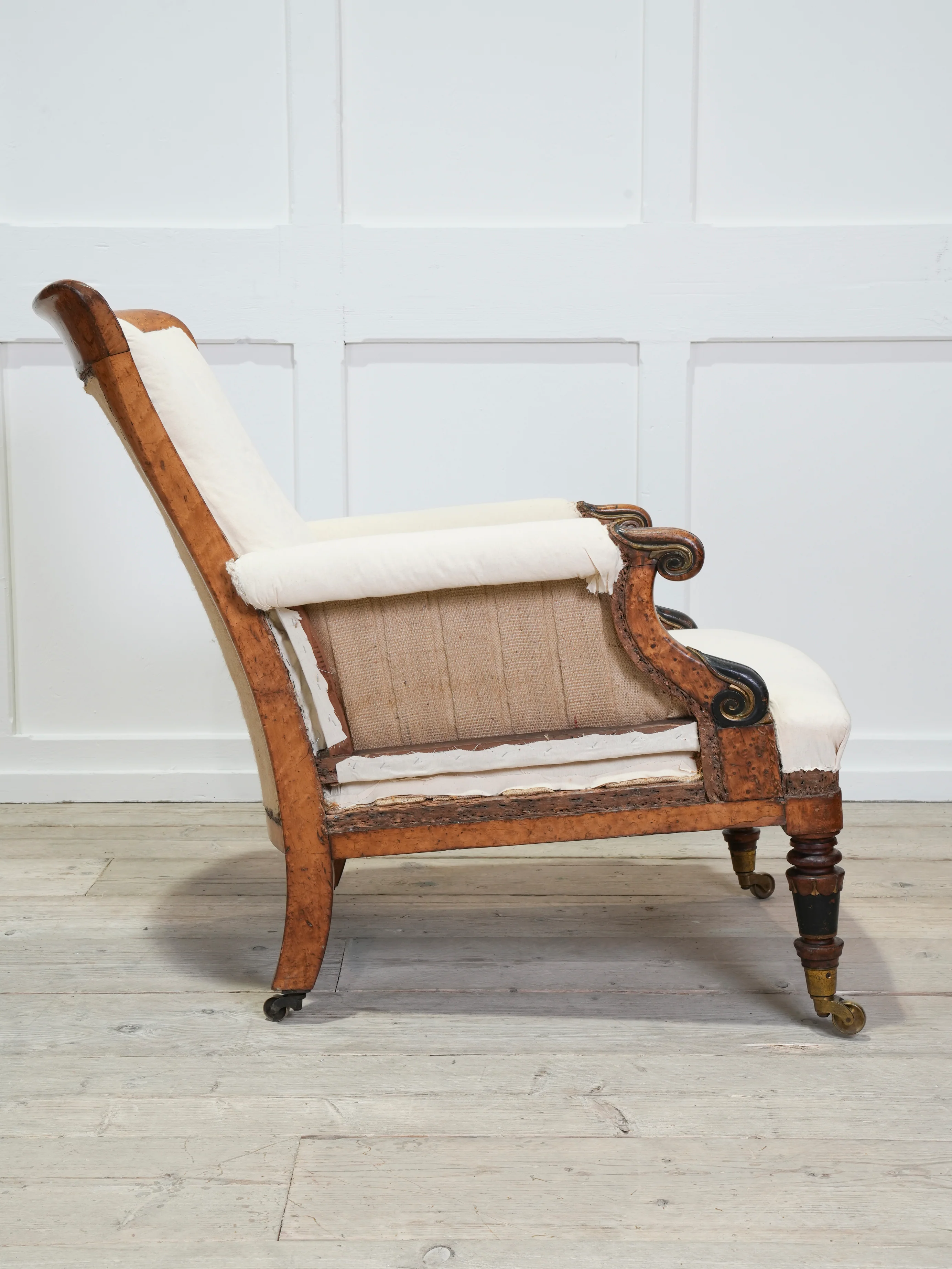 A William IV Burr Maple Armchair - Image 18