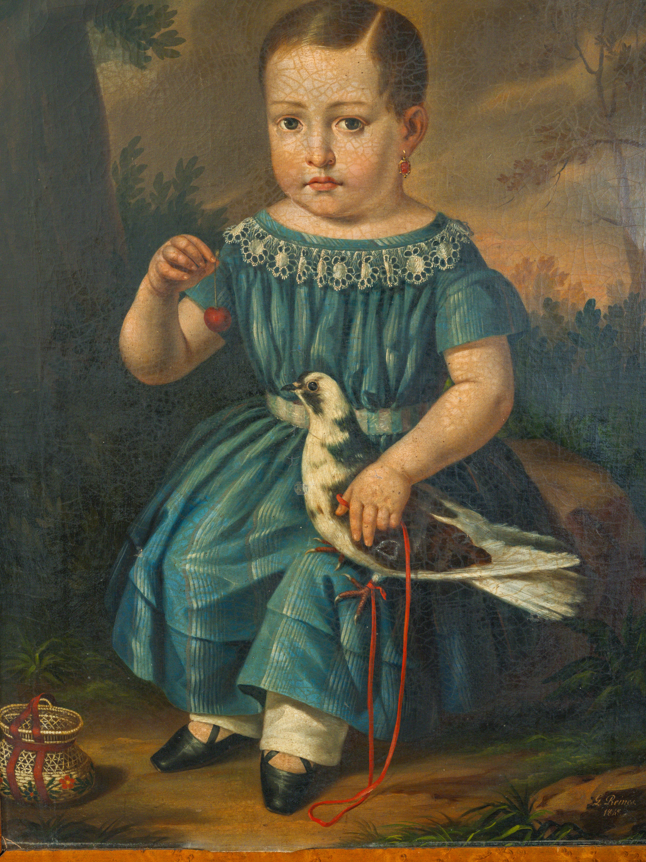 A 19th Century Oil of Seated Boy - Image 11