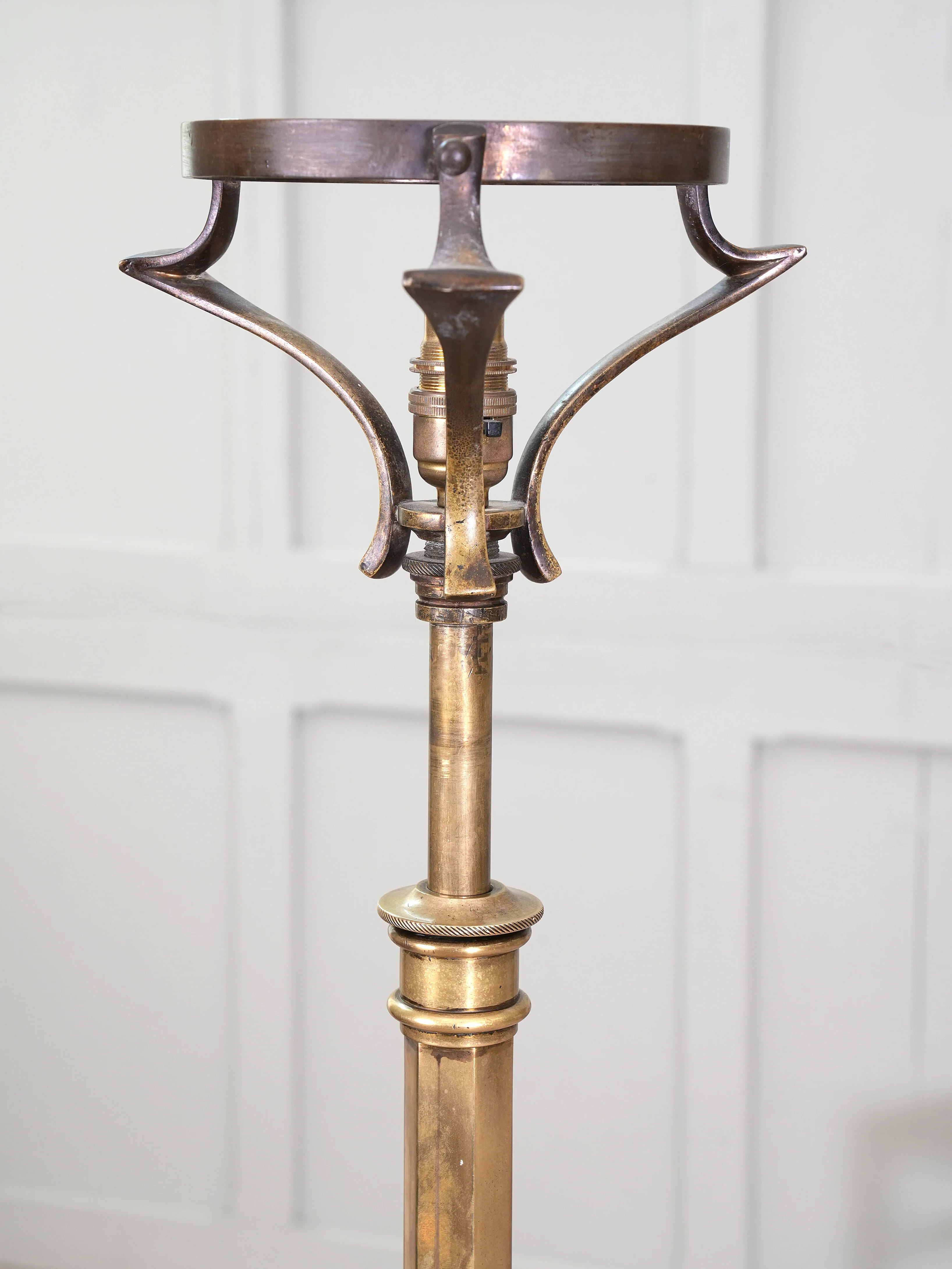 A Brass Floor Lamp by Faraday - Image 6