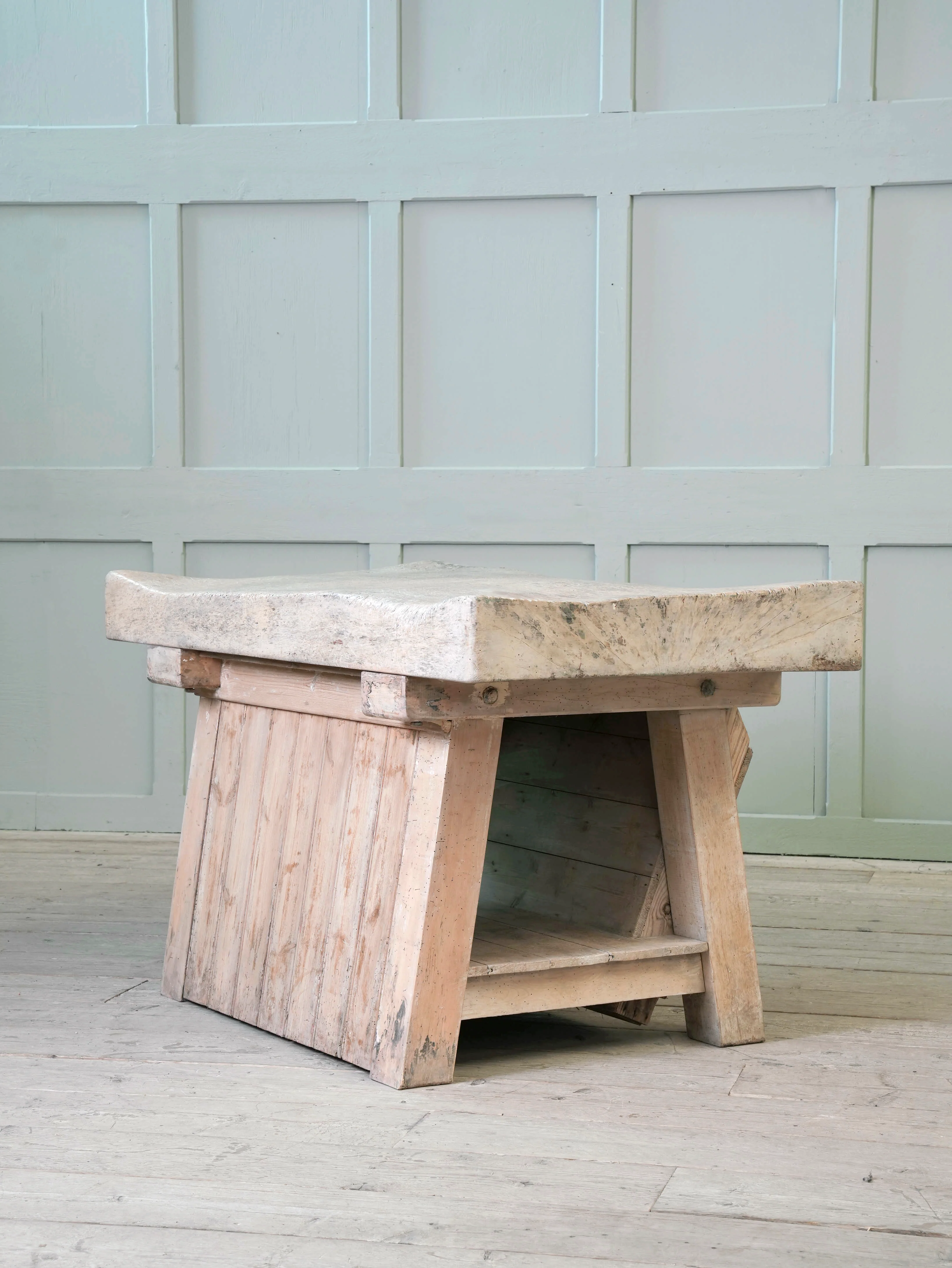An Early 20th Century Butchers Block - Image 5
