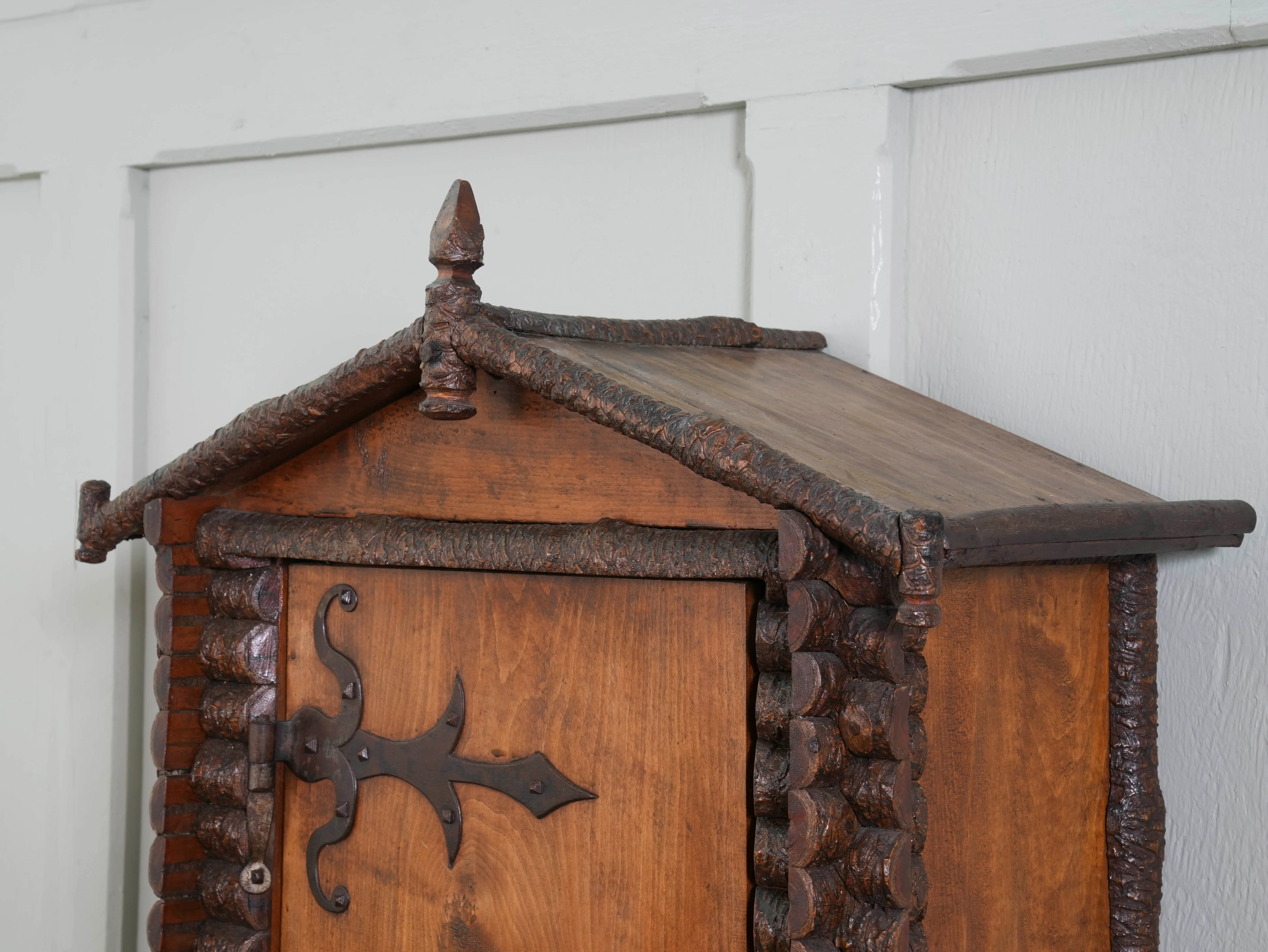 A Rustic Wall Cabinet - Image 6