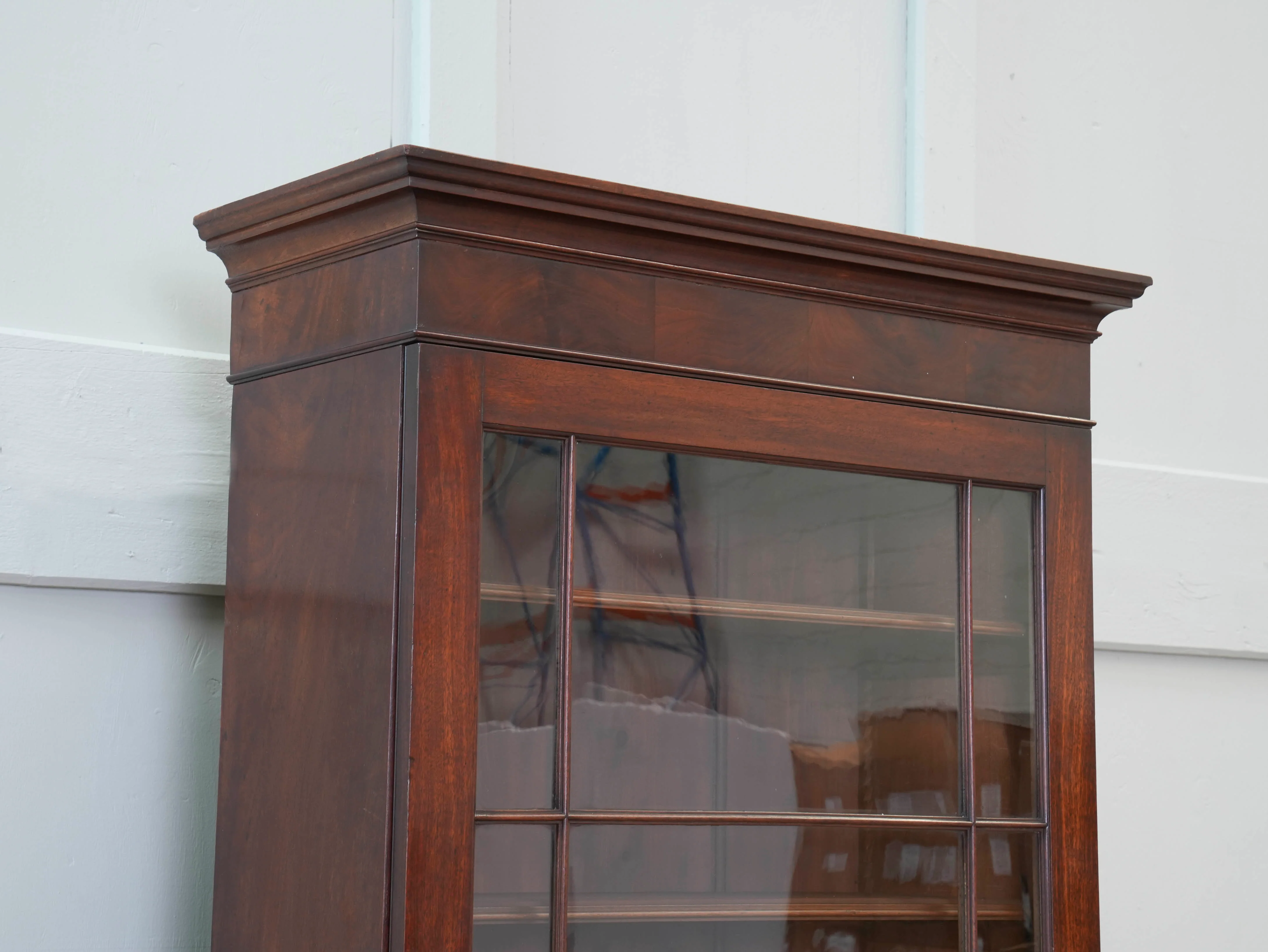 A William IV Mahogany Bureau Bookcase - Image 16