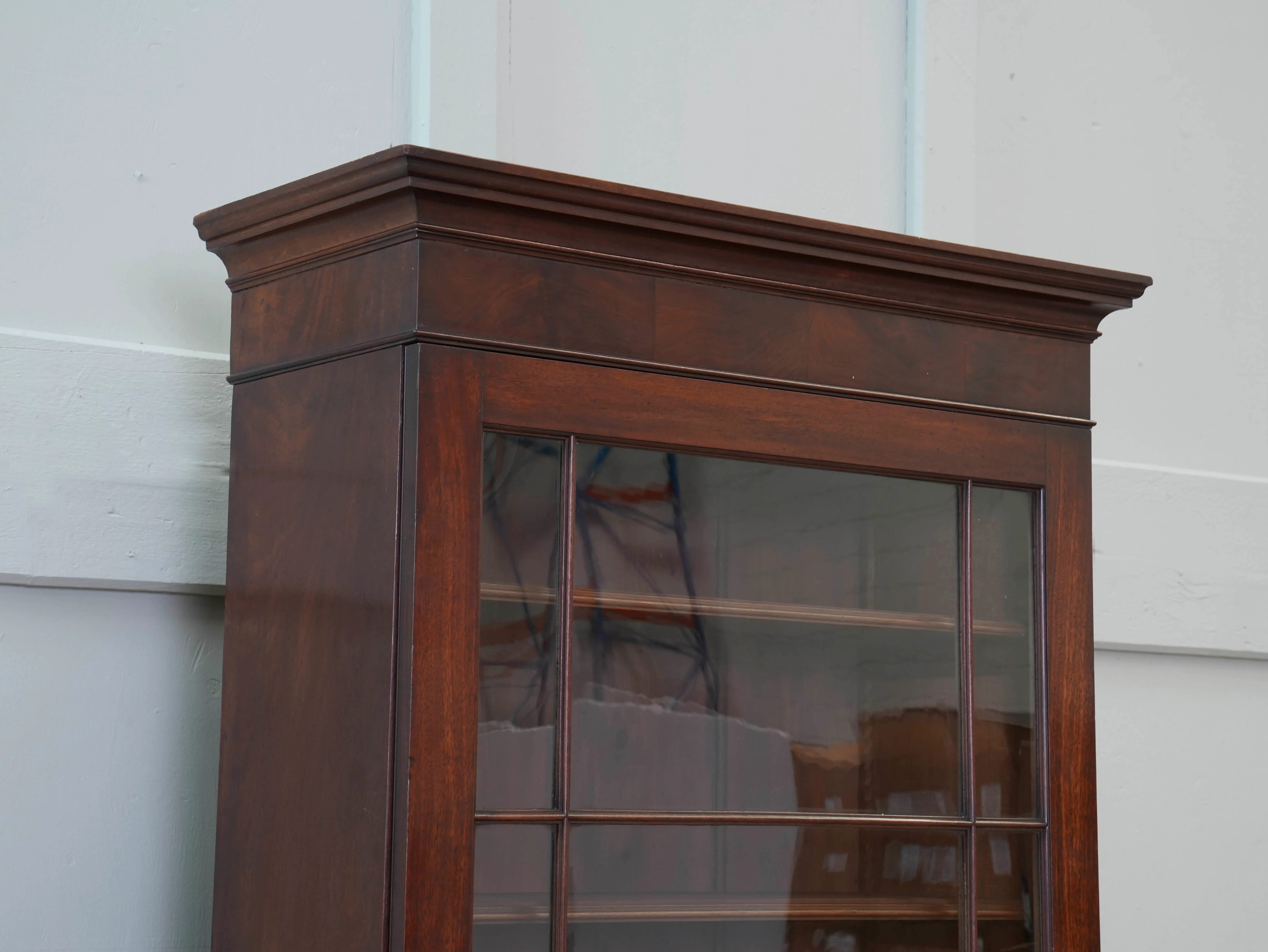 A William IV Mahogany Bureau Bookcase - Image 17