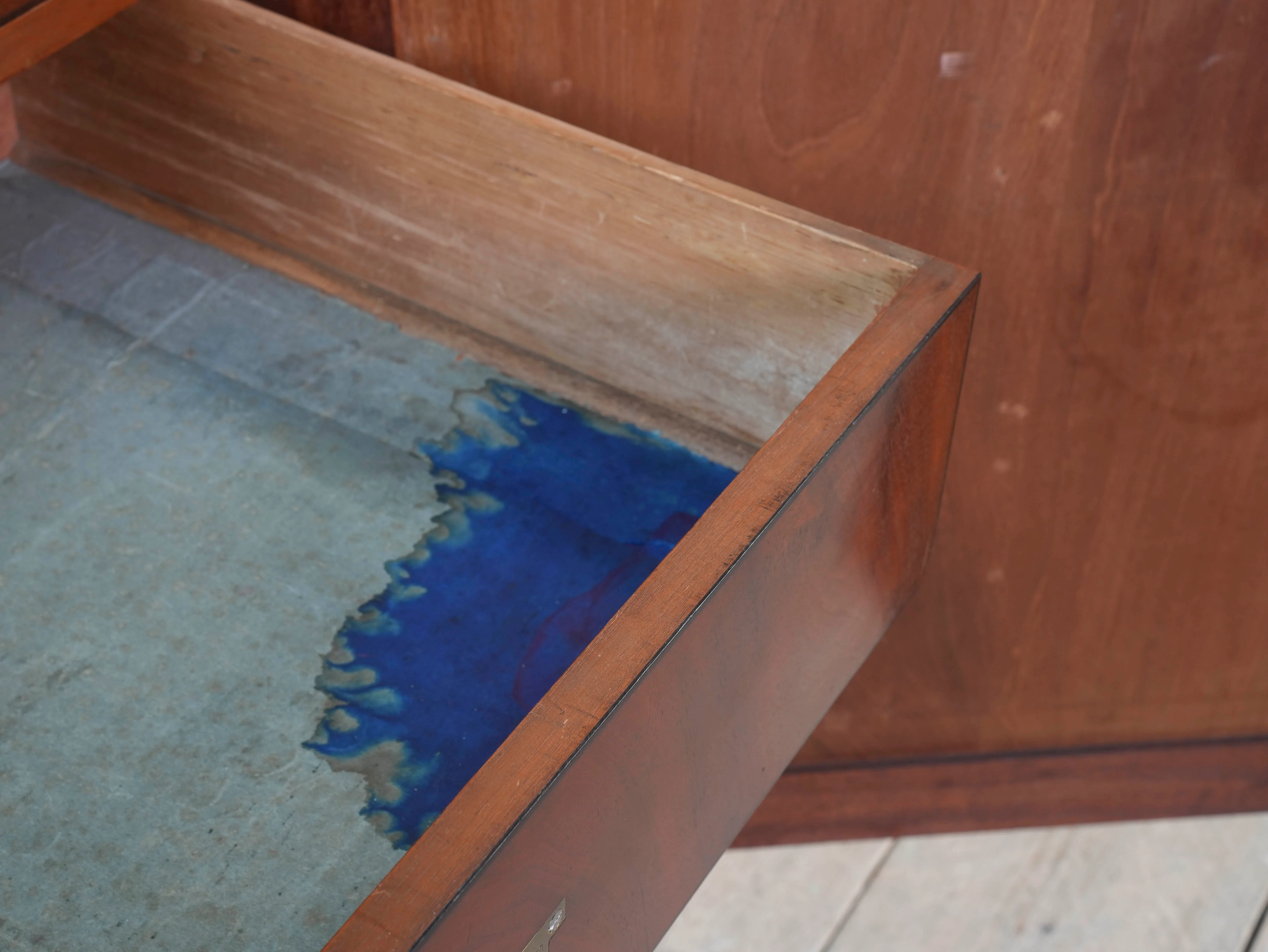 A William IV Mahogany Bureau Bookcase - Image 9