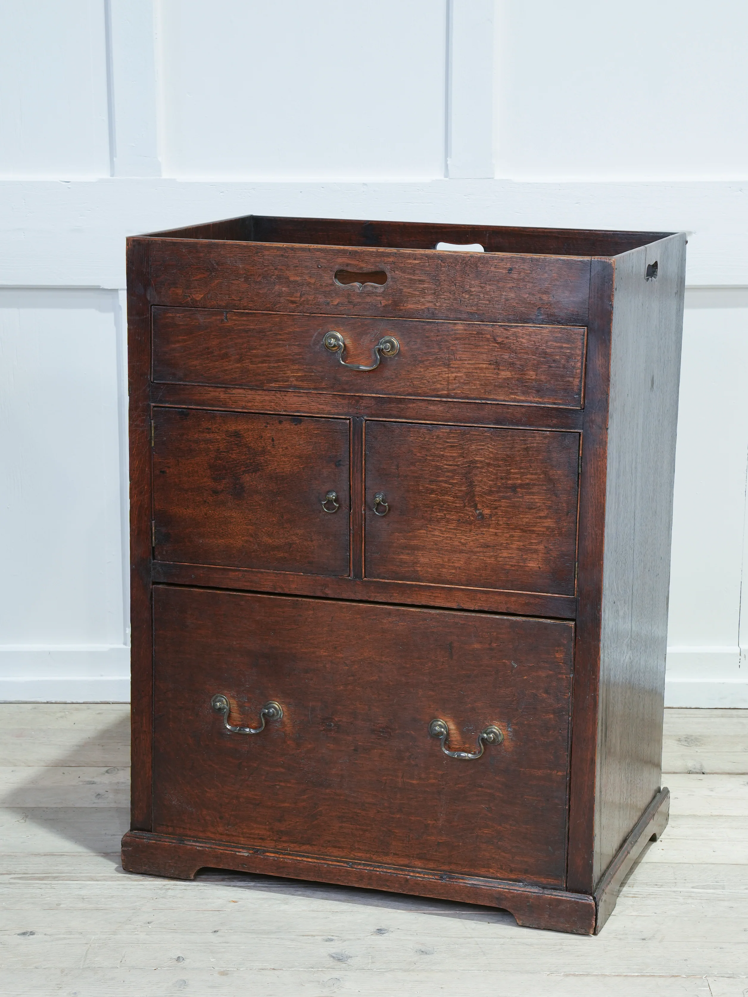 A George III Bedside Commode Cabinet - Image 7