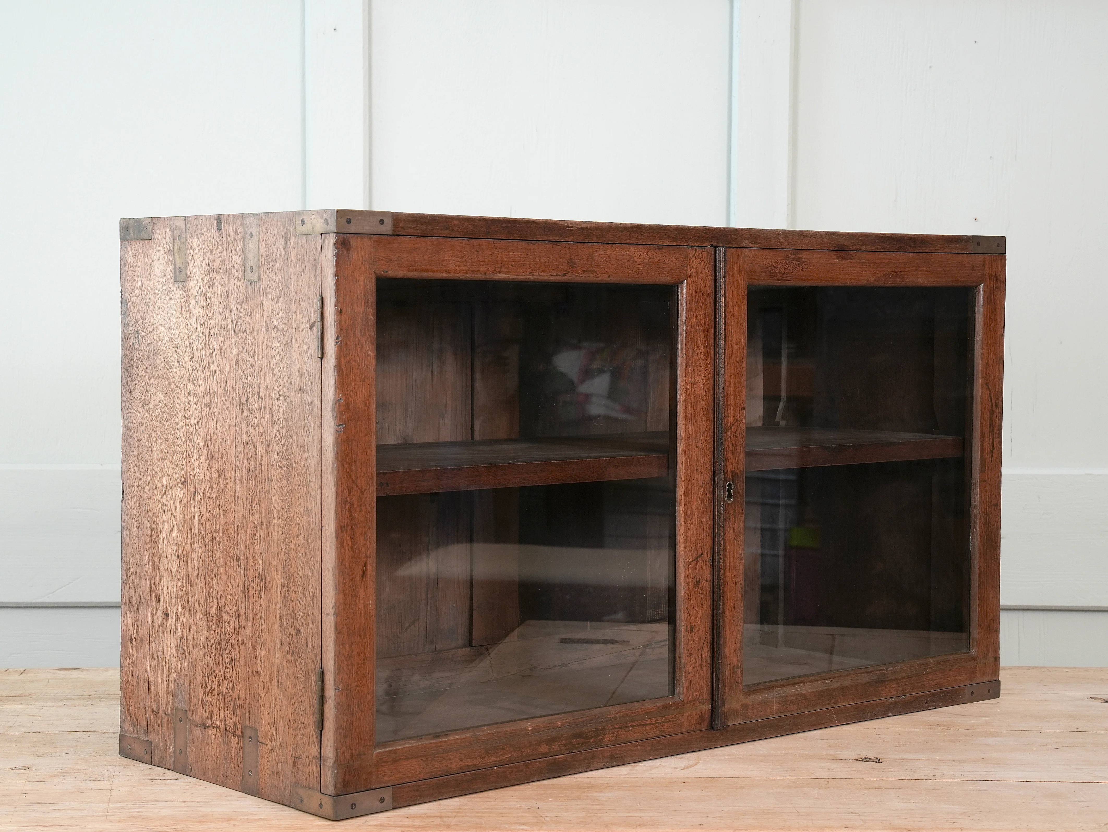 A 19th Century Glazed Campaign Cabinet - Image 15