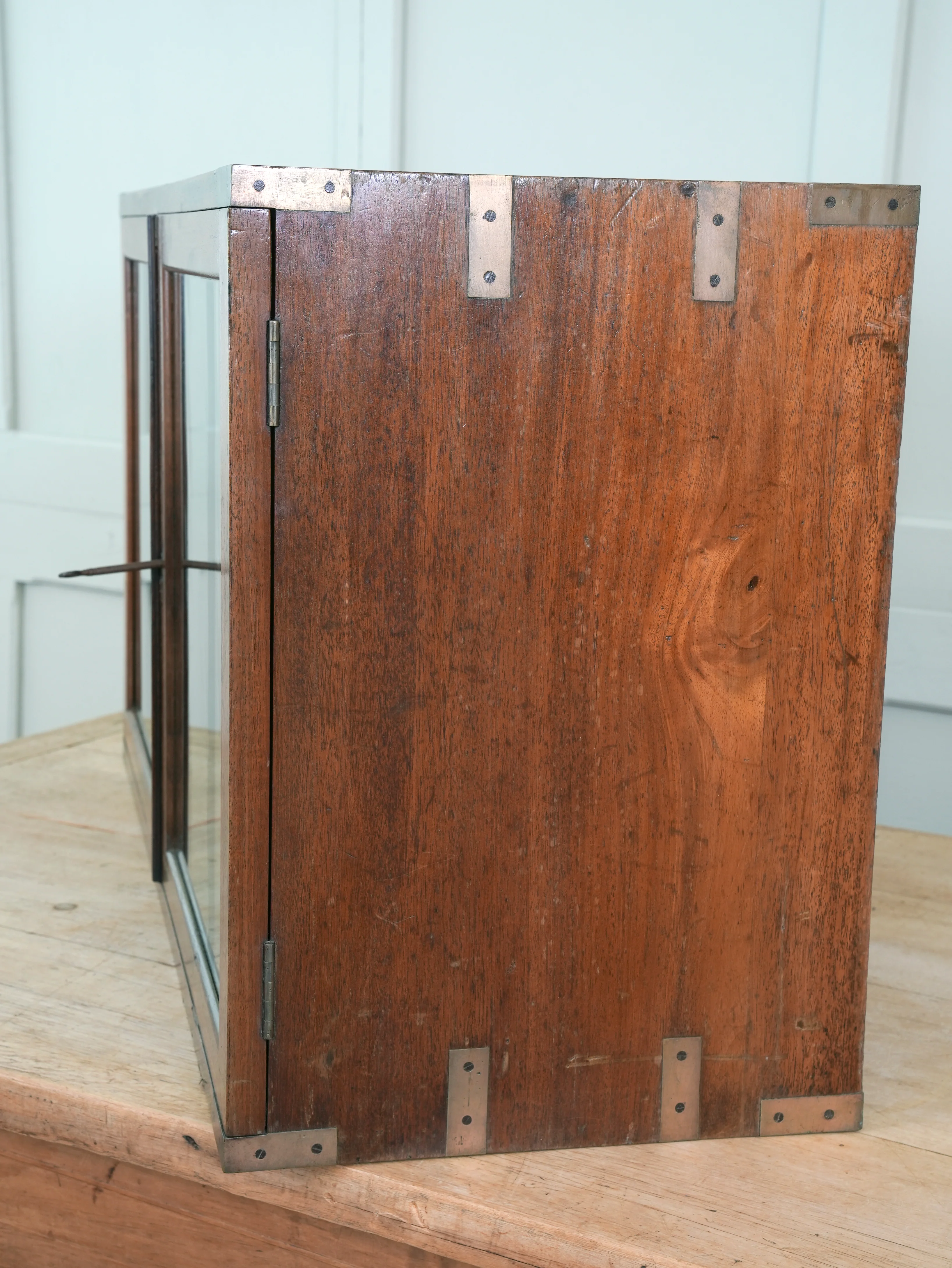 A 19th Century Glazed Campaign Cabinet - Image 8