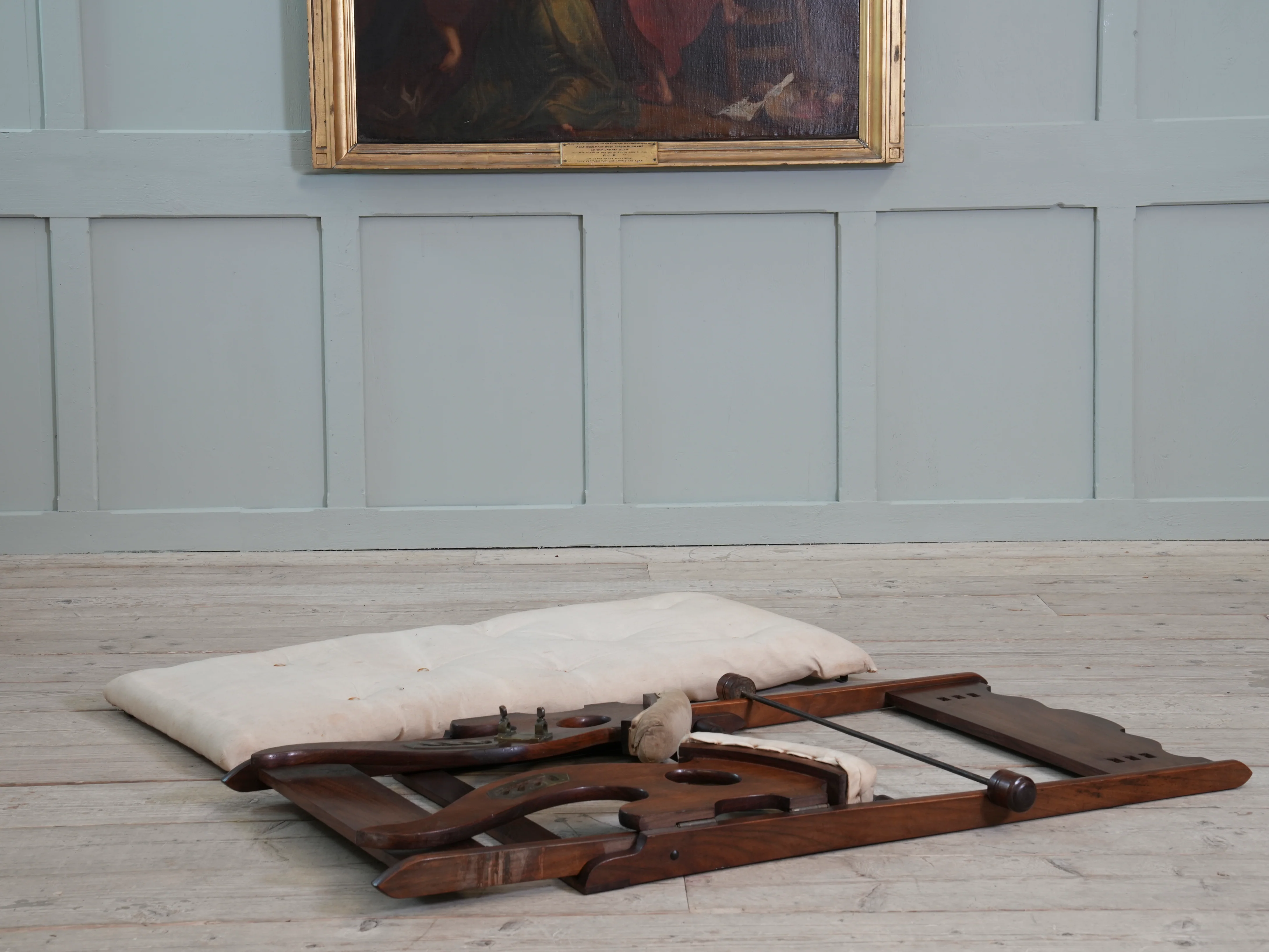 A Teak Campaign Chair - Image 22