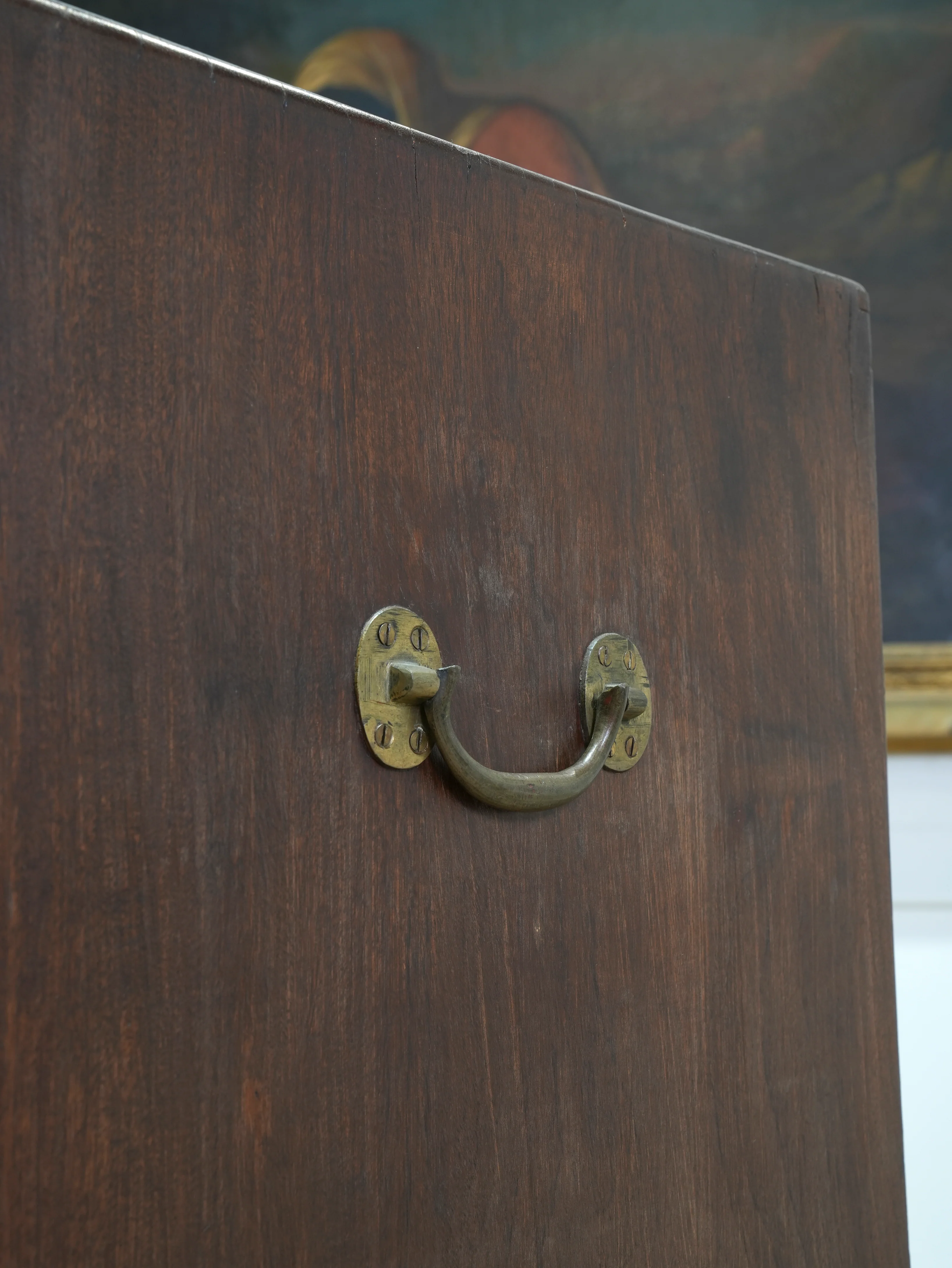 A Mid 19th Century Campaign Secretaire Chest - Image 21