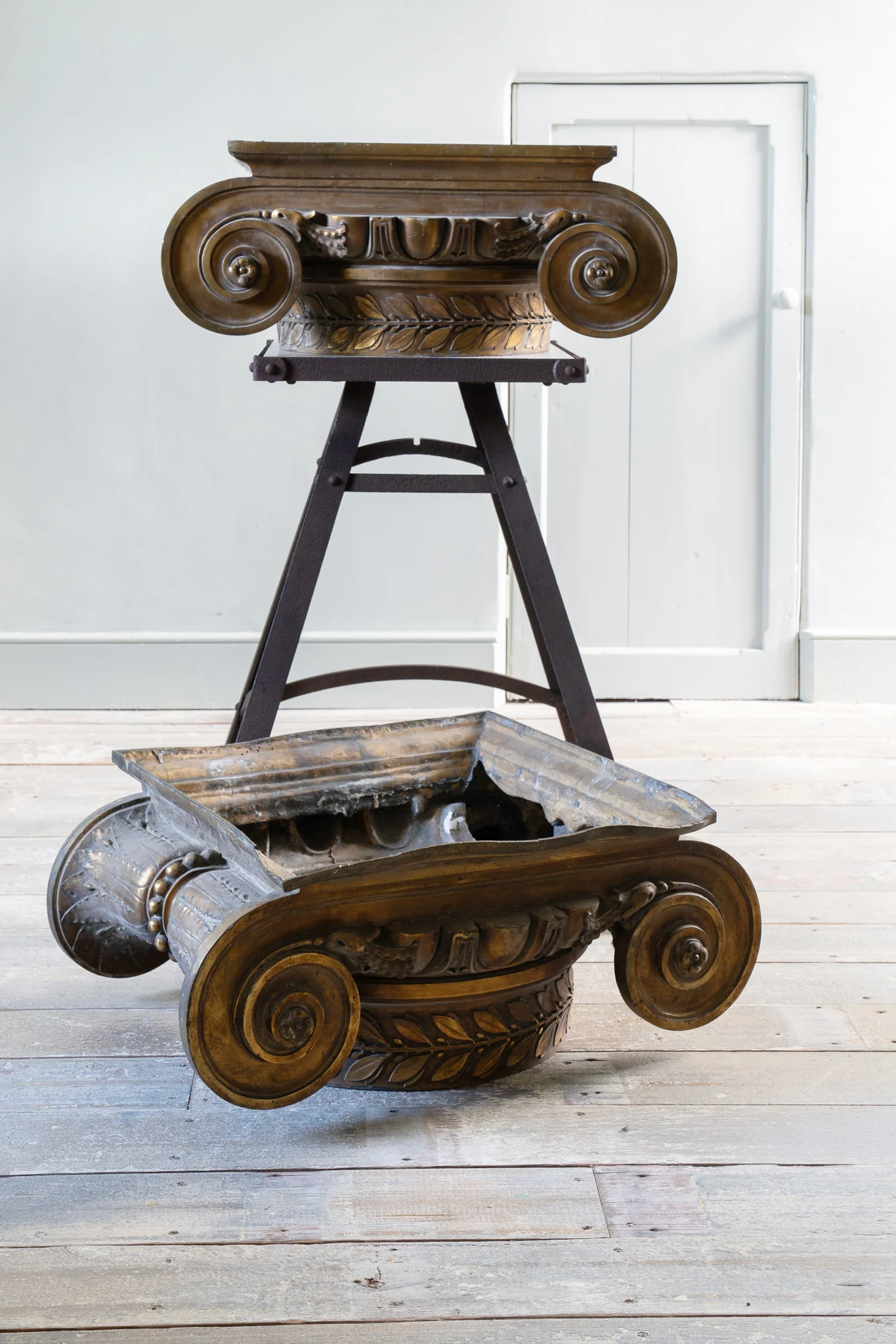 A Pair of 19th Century Composite Order Bronze Capitals - Image 3
