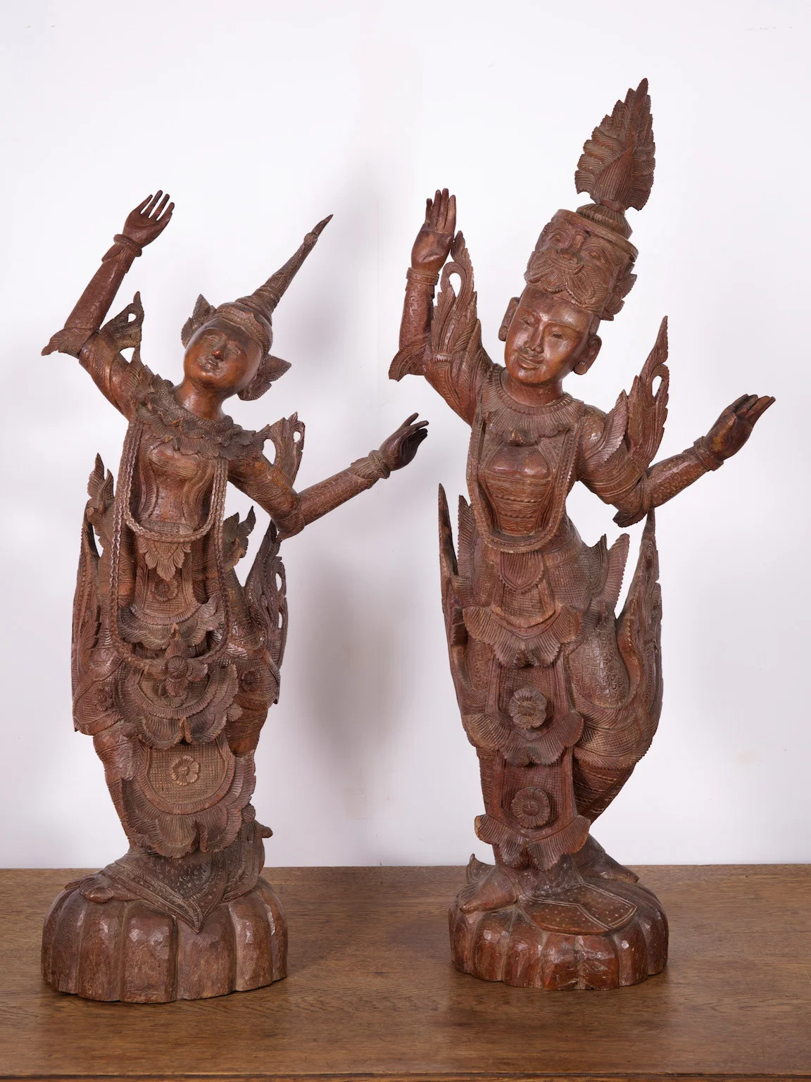 Carved Balinese Dancers - Image 2