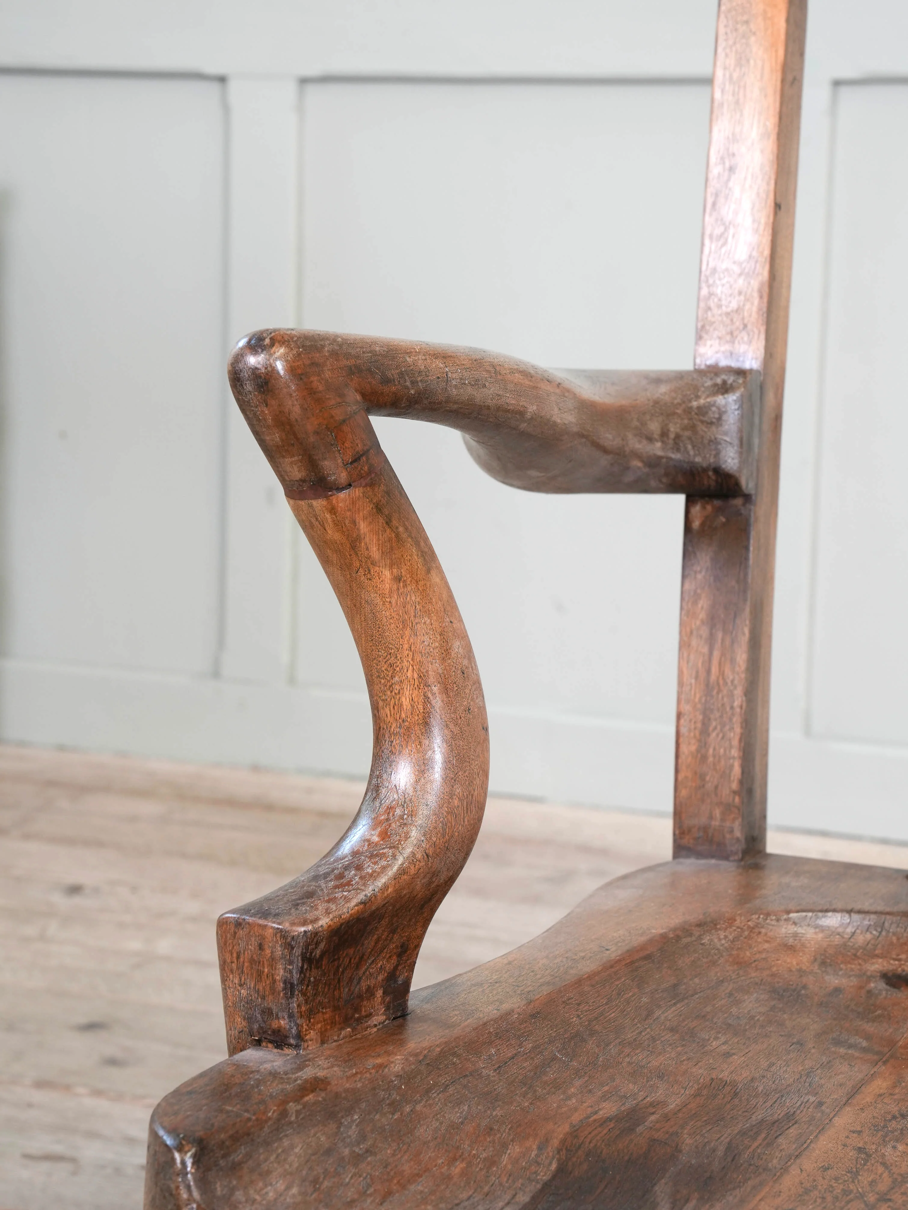 A 19th Century Mahogany Desk Chair - Image 6