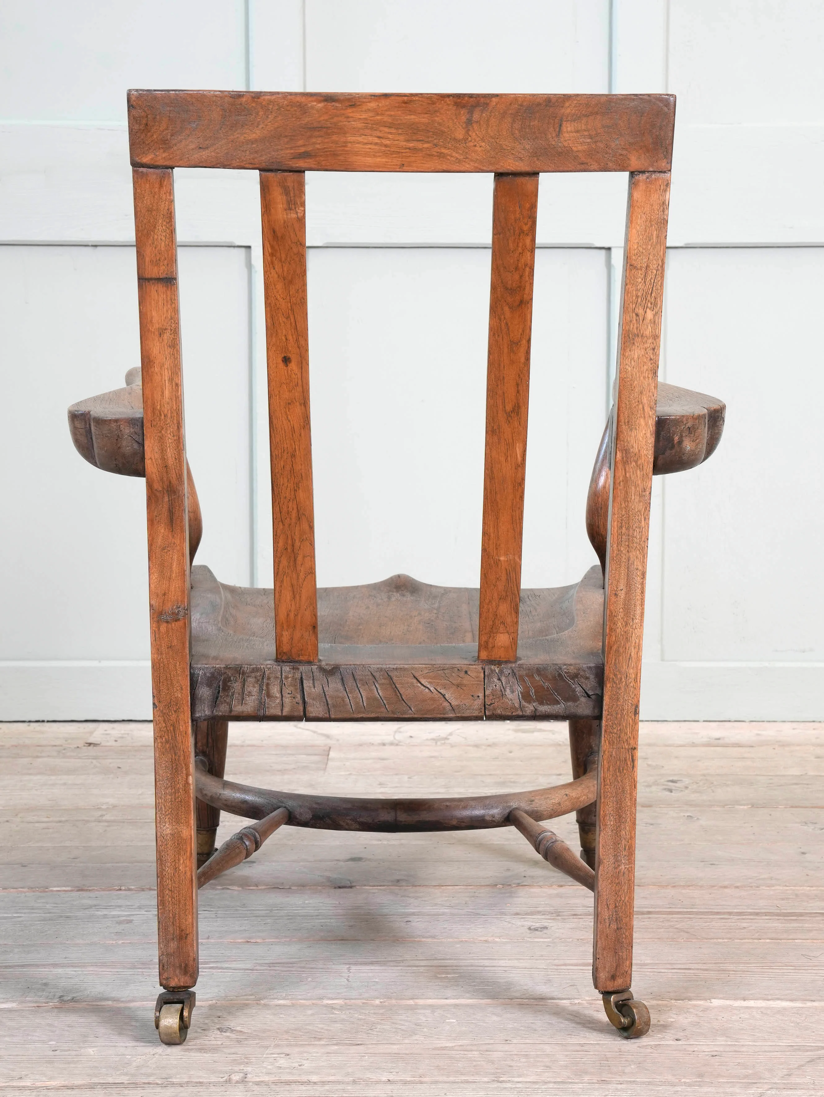 A 19th Century Mahogany Desk Chair - Image 8