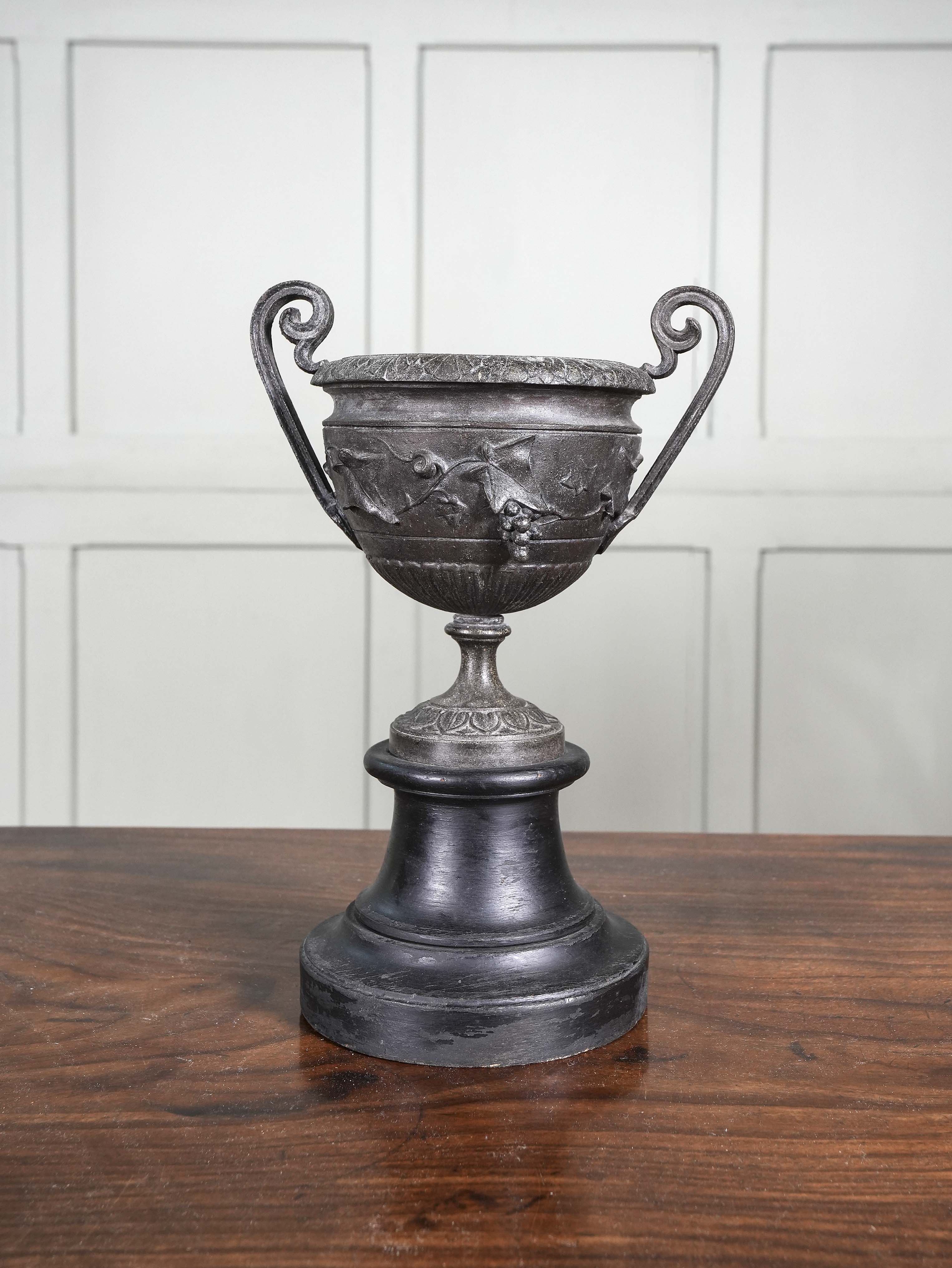 A Bronzed Spelter Chalice - Image 9