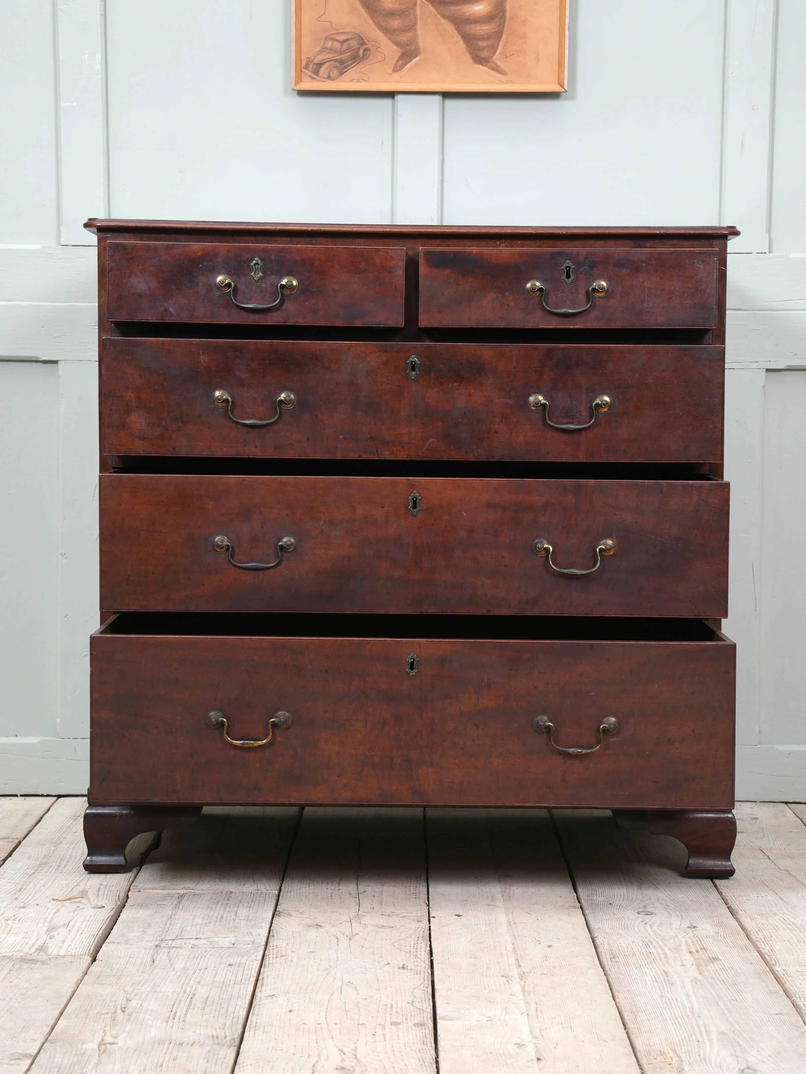 A Early 19th Century Mahogany Chest of Drawers - Image 3