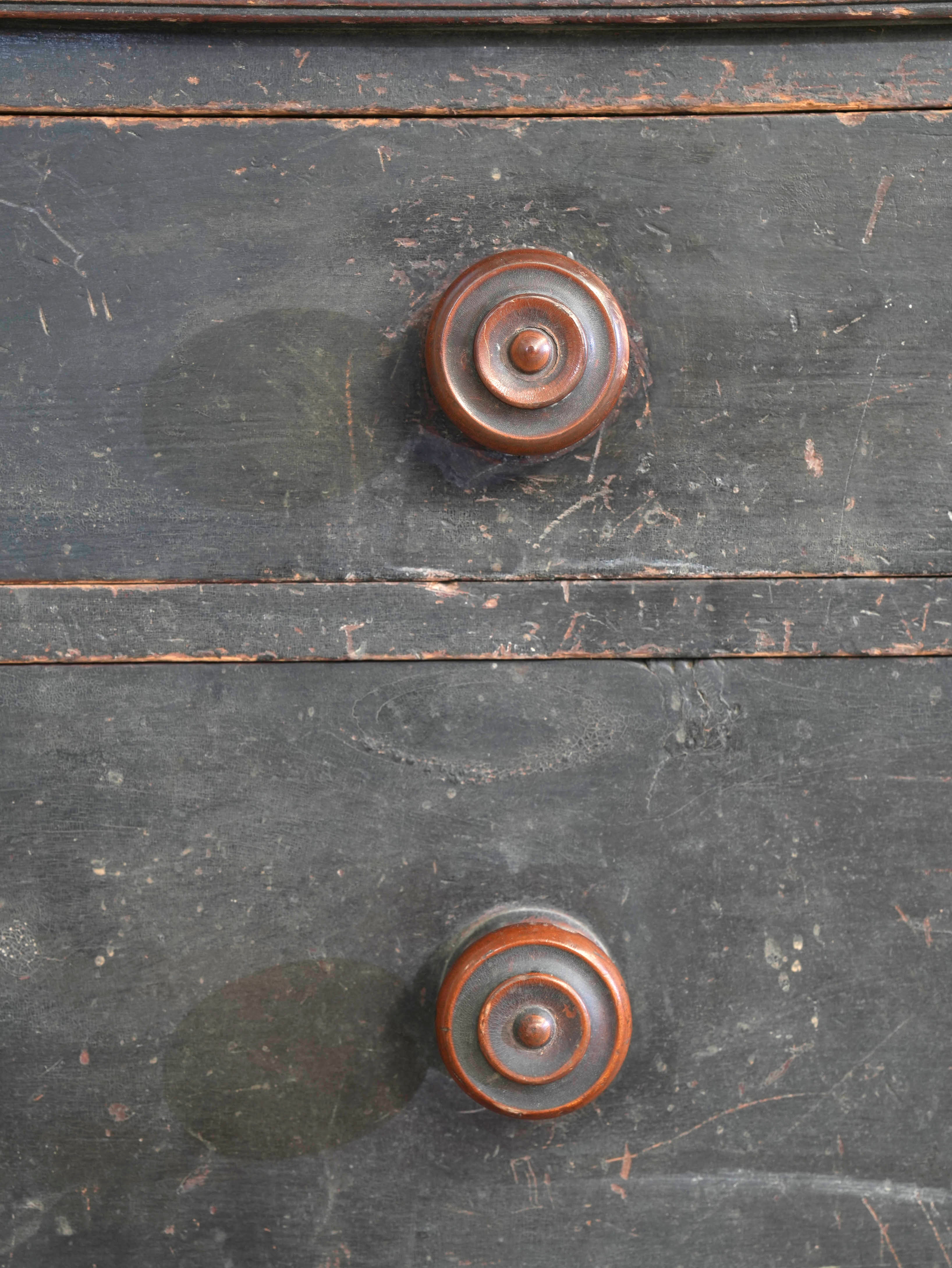 A 19th Century Painted Pine Chest of Drawers - Image 11