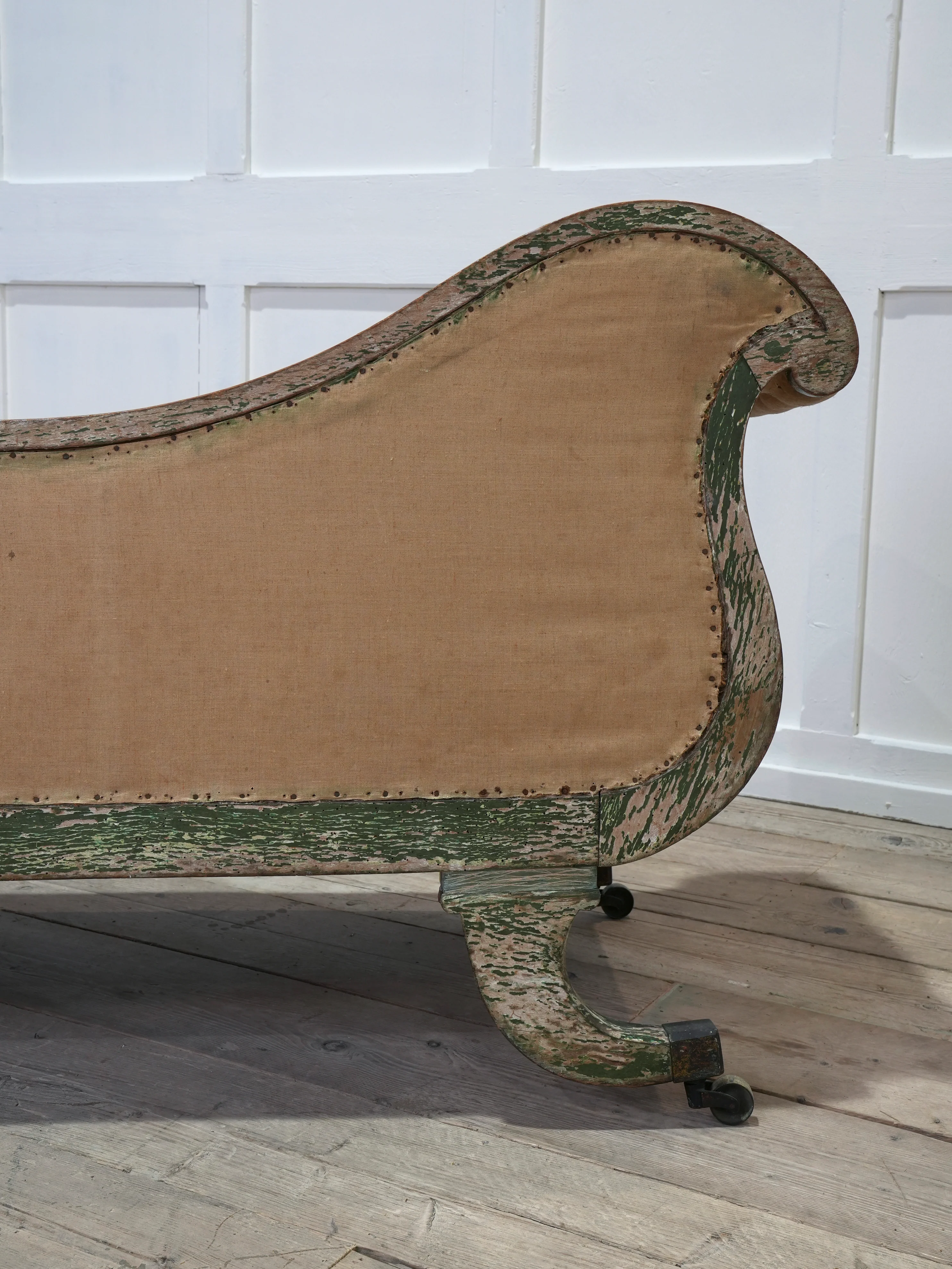 Regency Painted Chaise Longue - Image 13