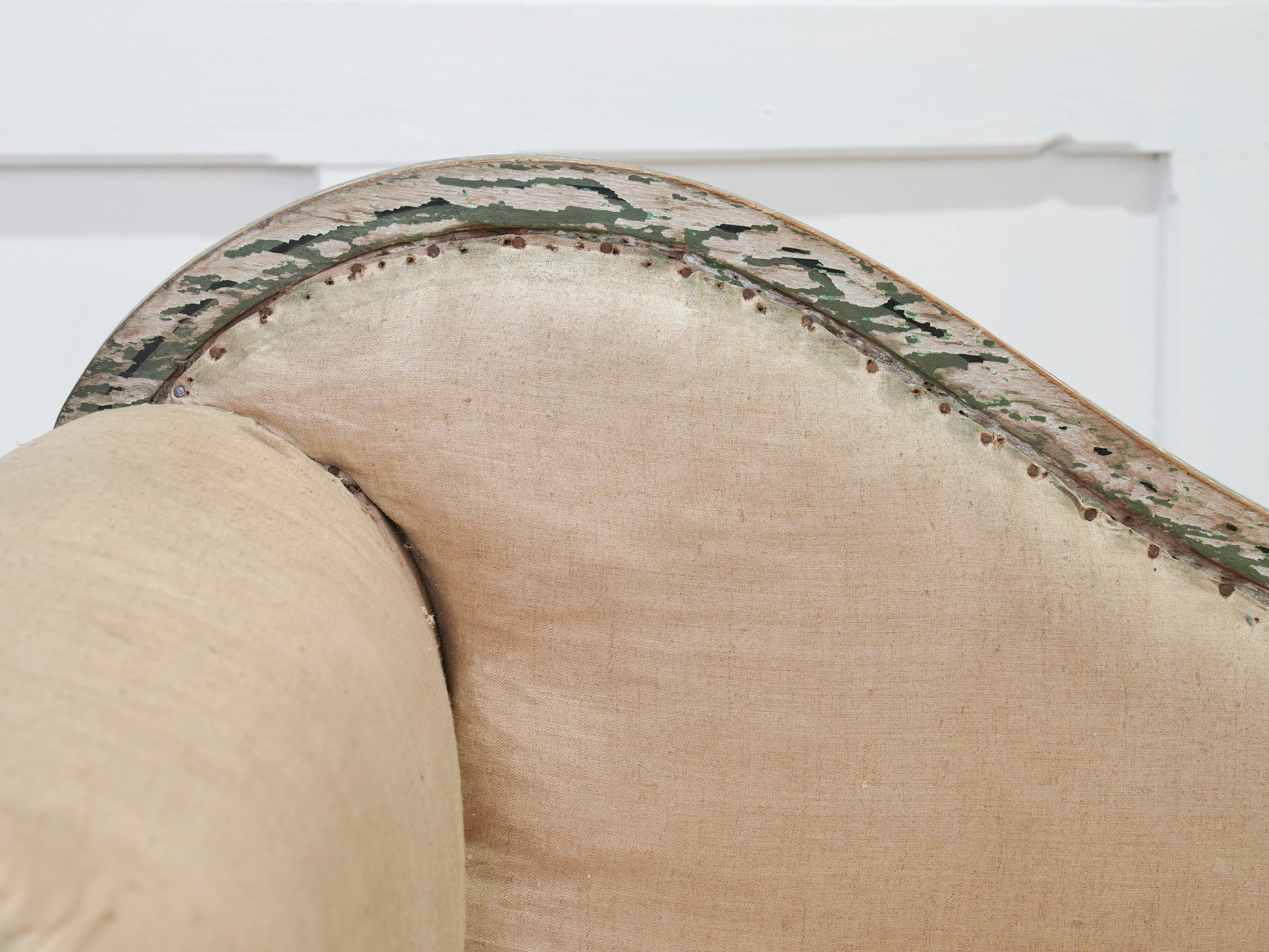 Regency Painted Chaise Longue - Image 5