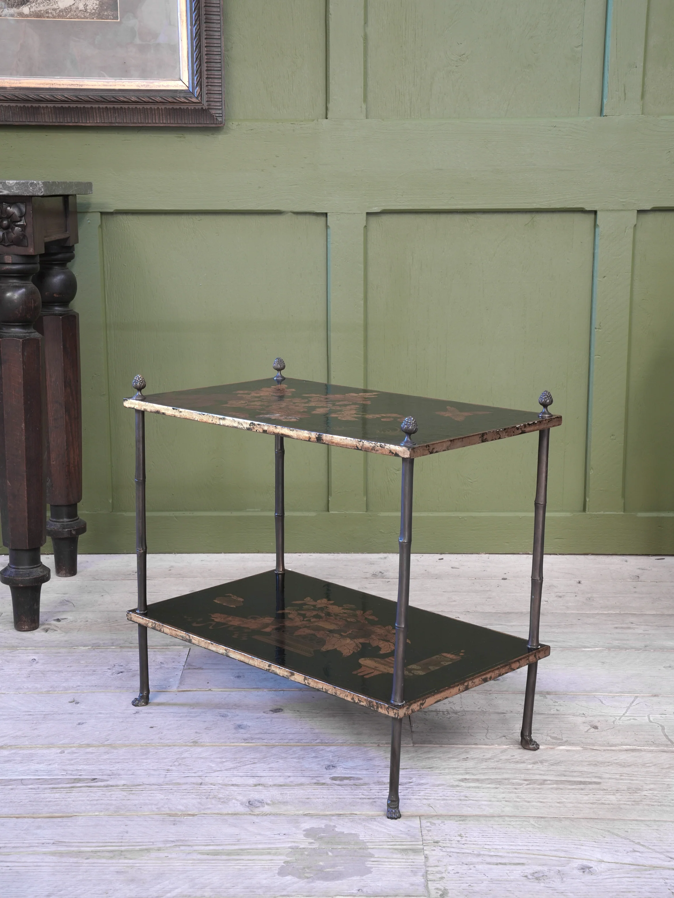 A Two Tier Chinoiserie Side Table - Image 10