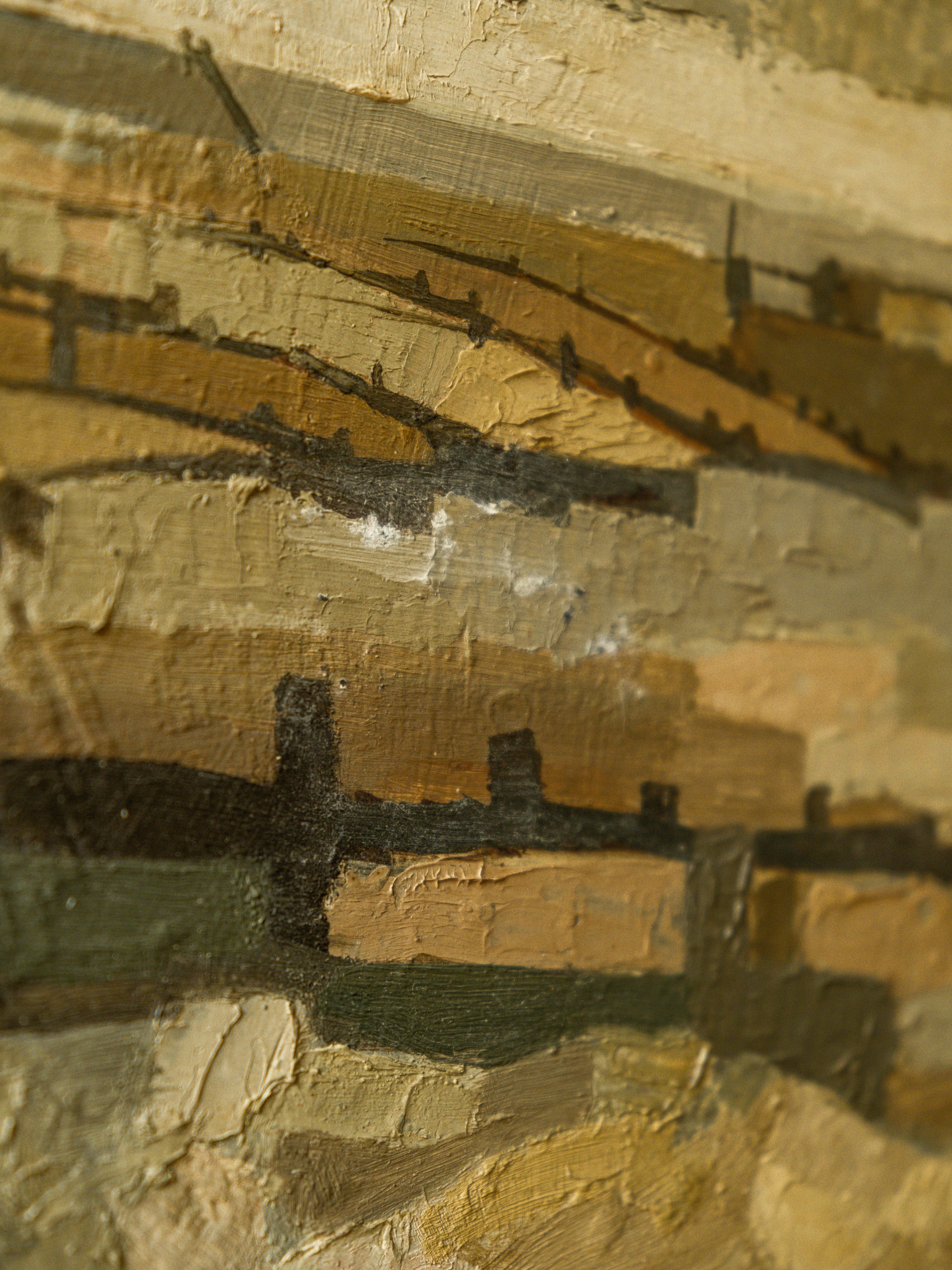 Abstract Oil on Board - Image 7