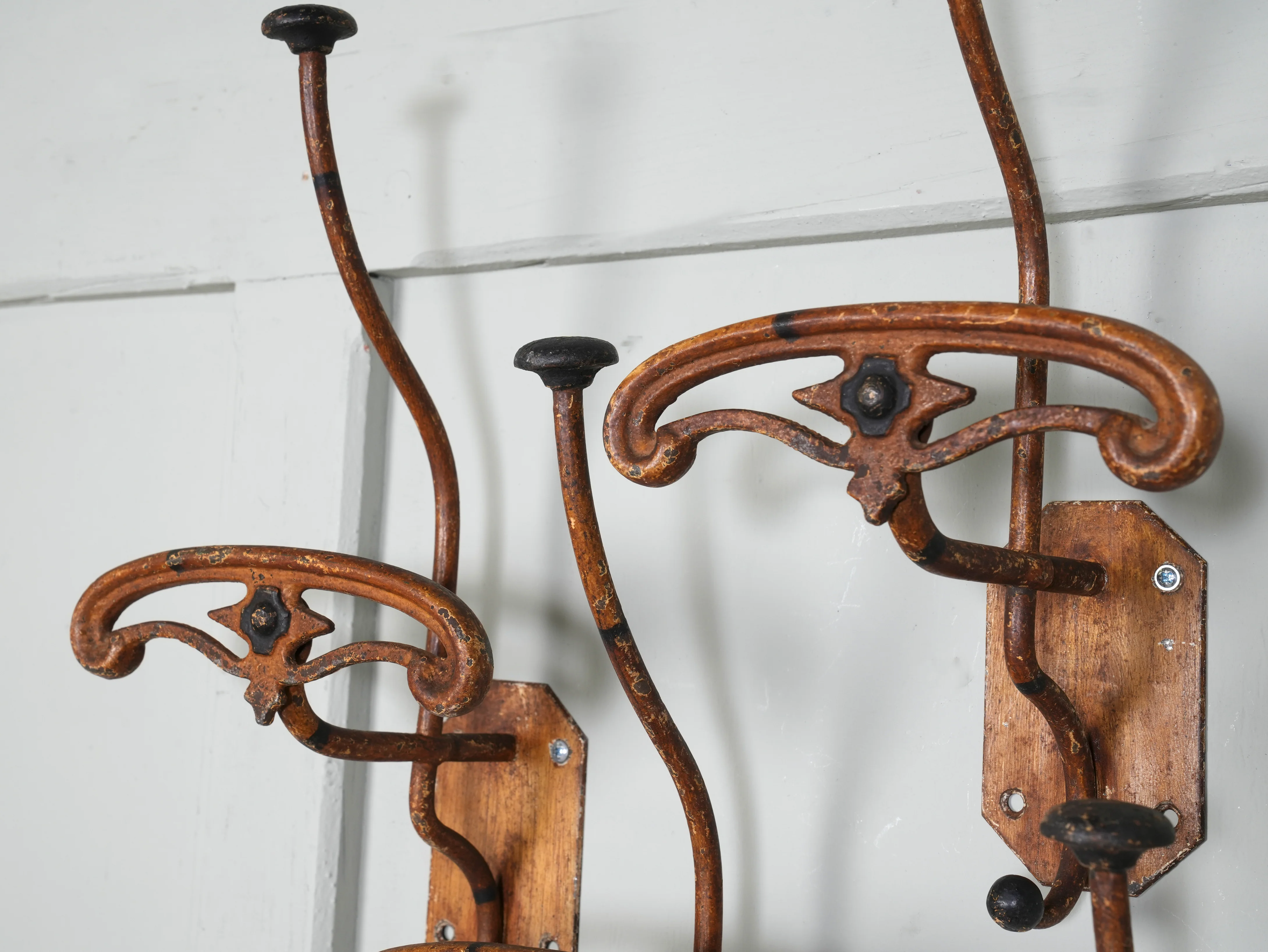 Four Large Hat & Coat Hooks - Image 6