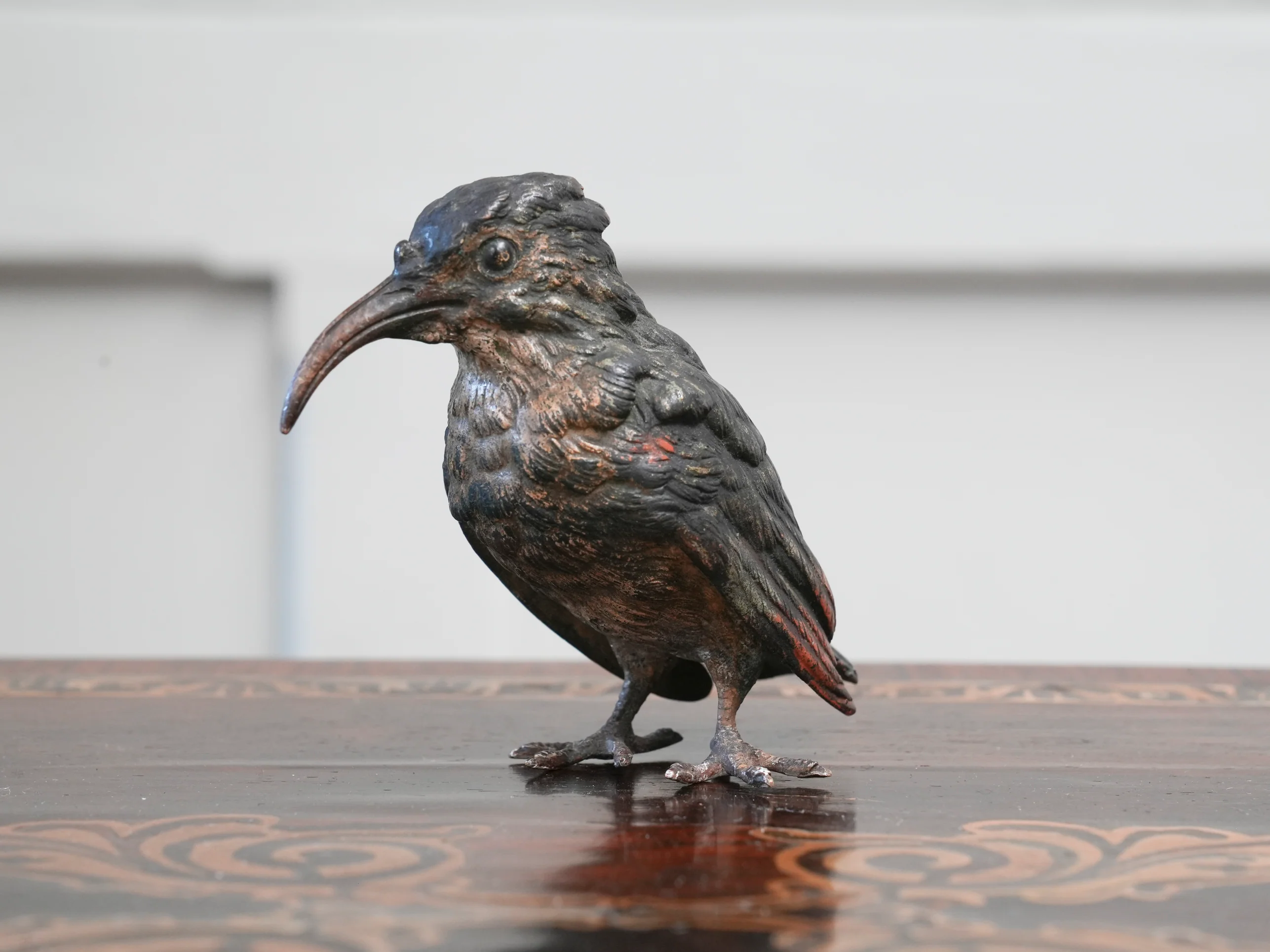 A Cold Painted Bronze Bird - Image 2