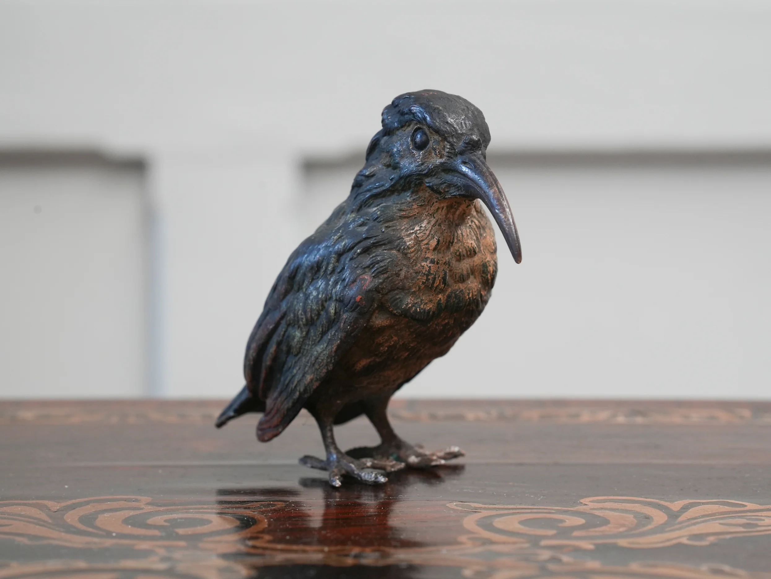 A Cold Painted Bronze Bird - Image 3