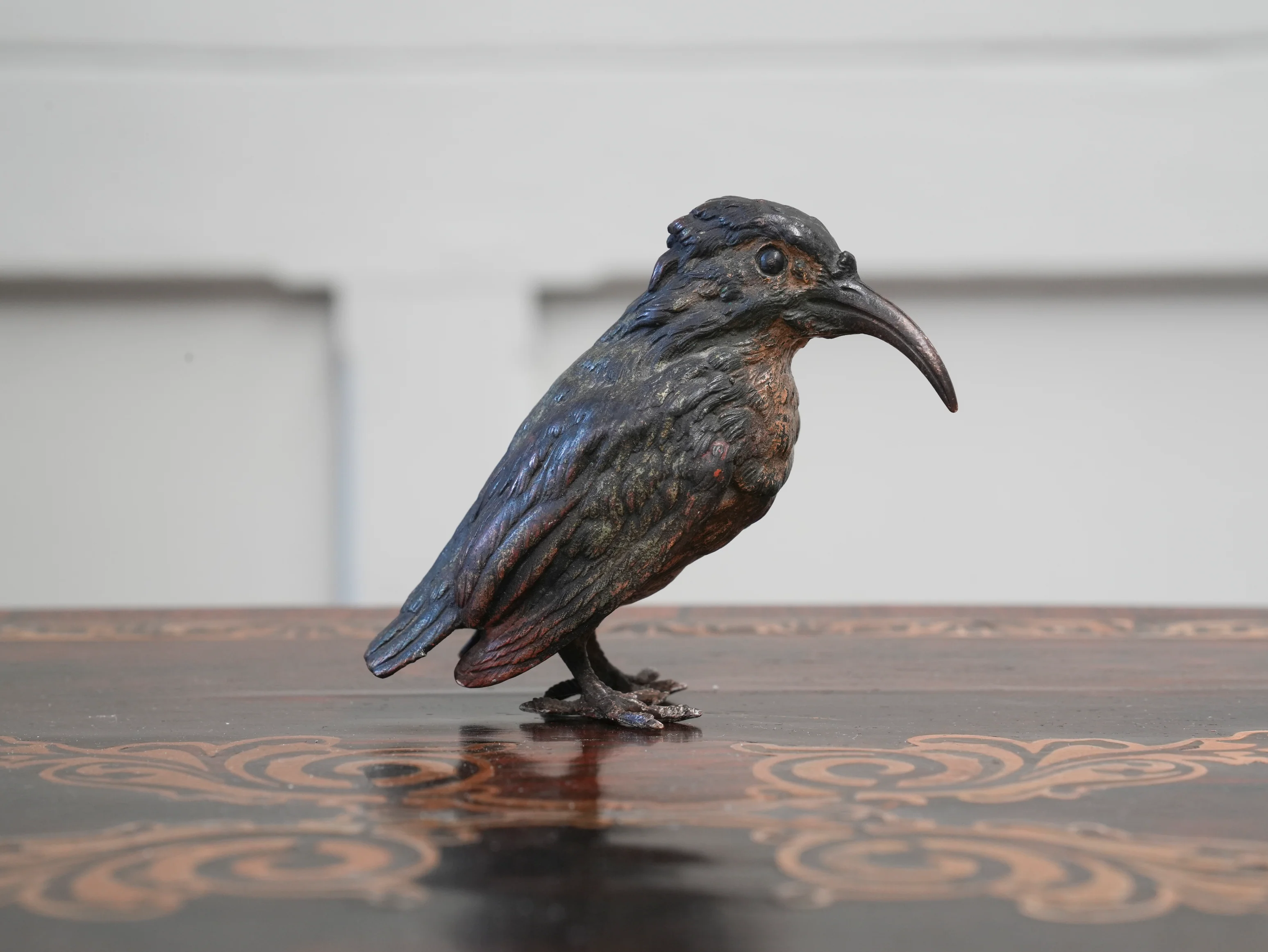 A Cold Painted Bronze Bird - Image 4