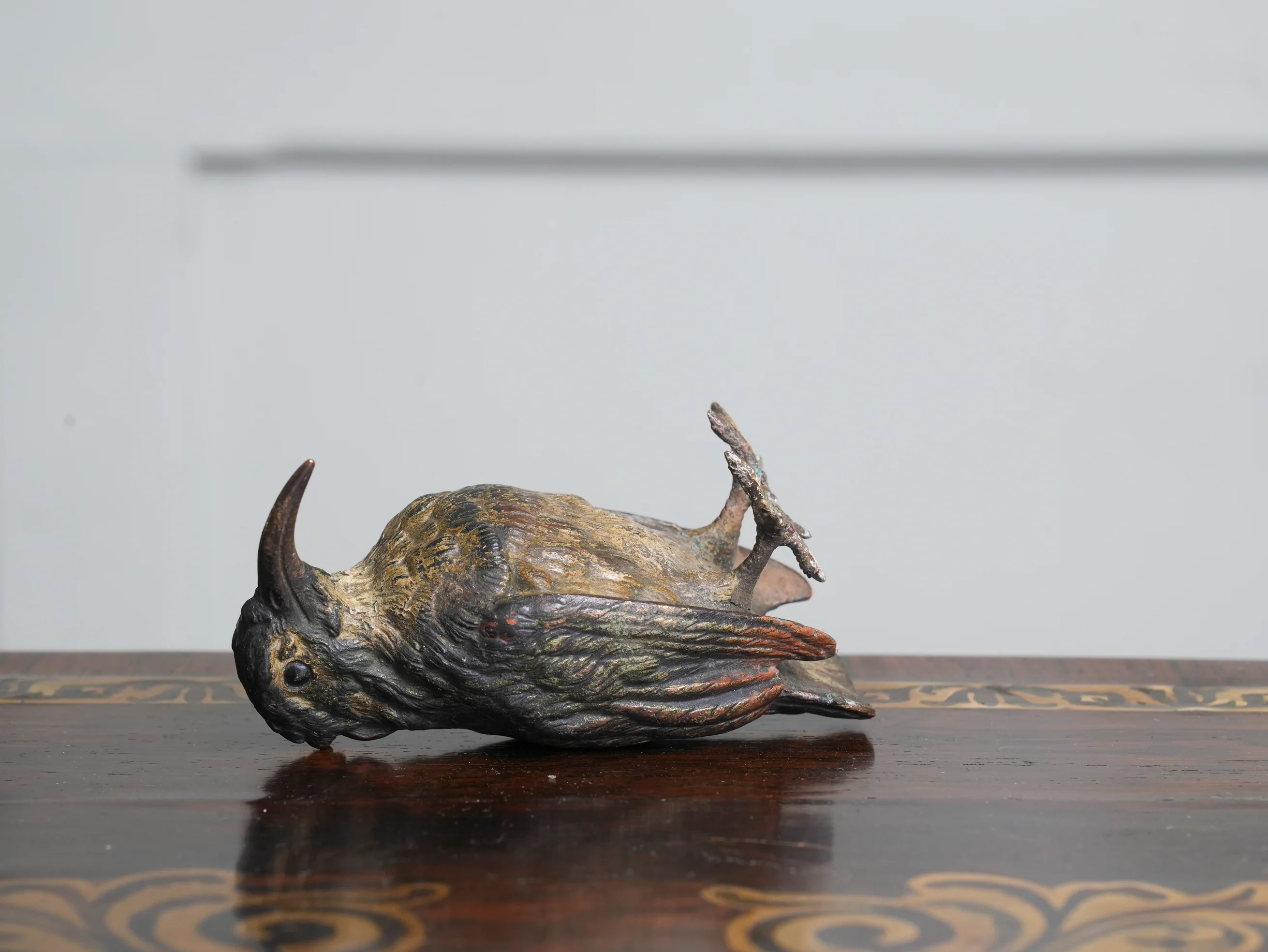 A Cold Painted Bronze Bird - Image 7