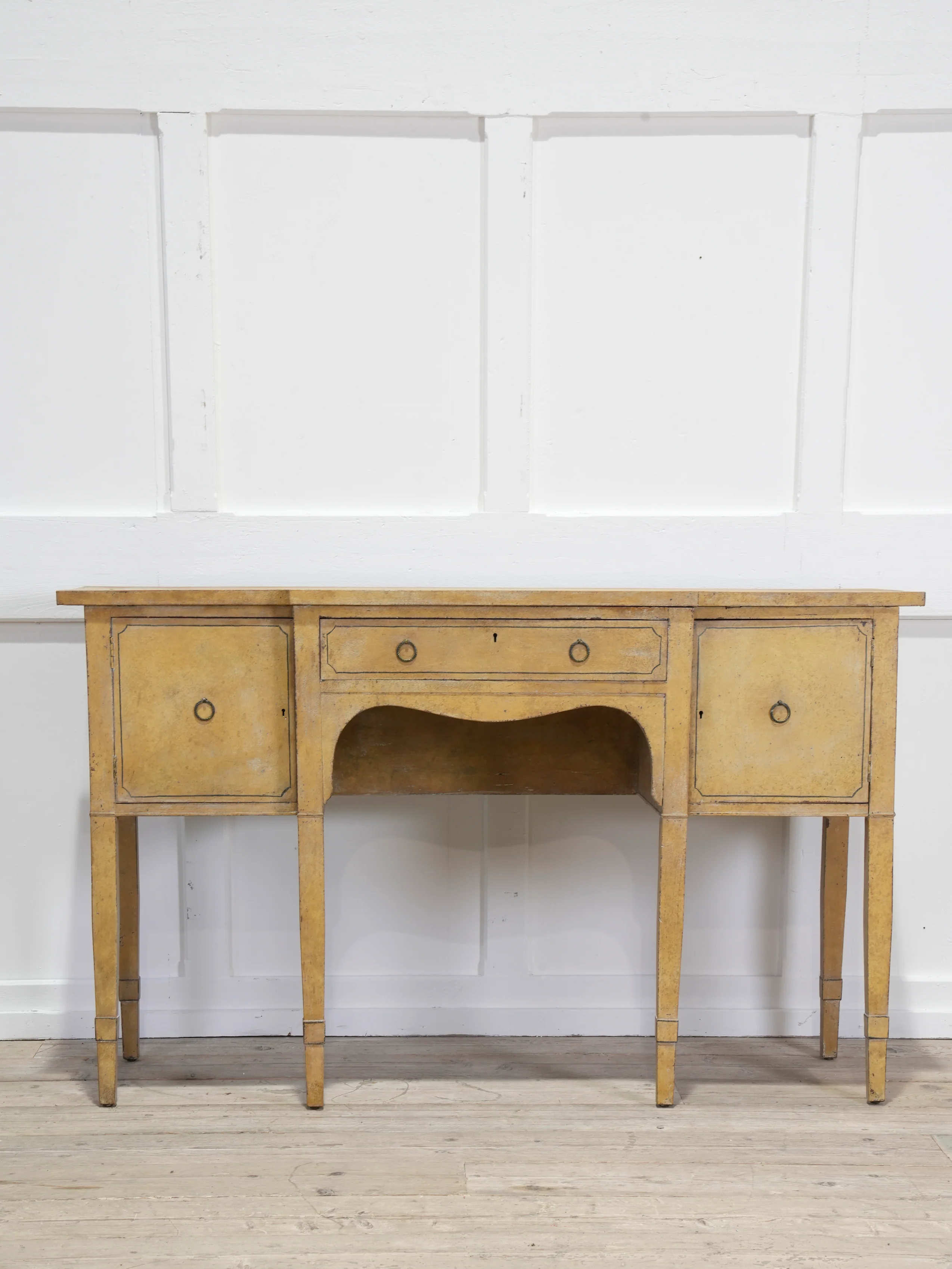 A Late Regency Painted Console Sideboard Table - Image 10