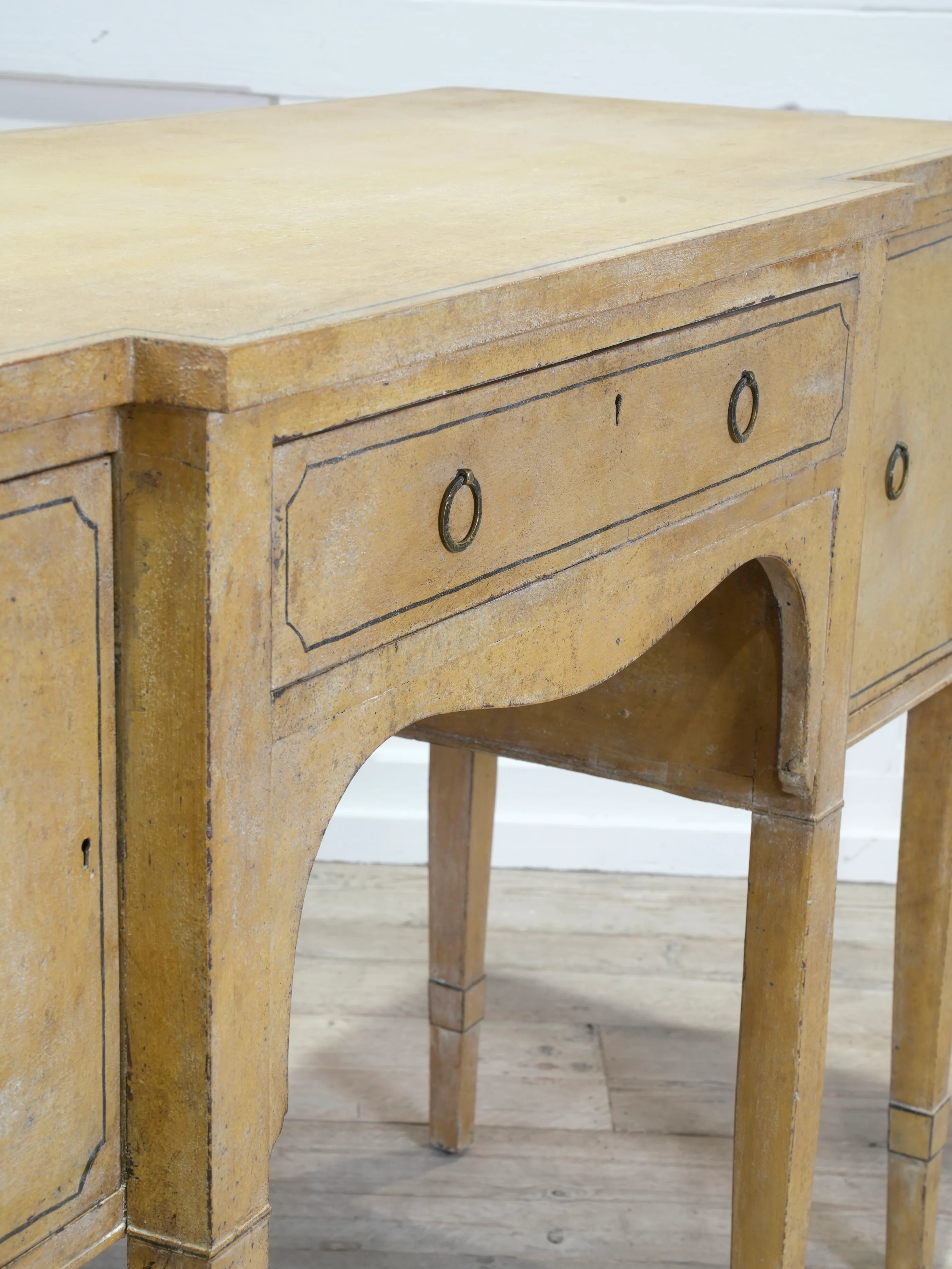 A Late Regency Painted Console Sideboard Table - Image 12