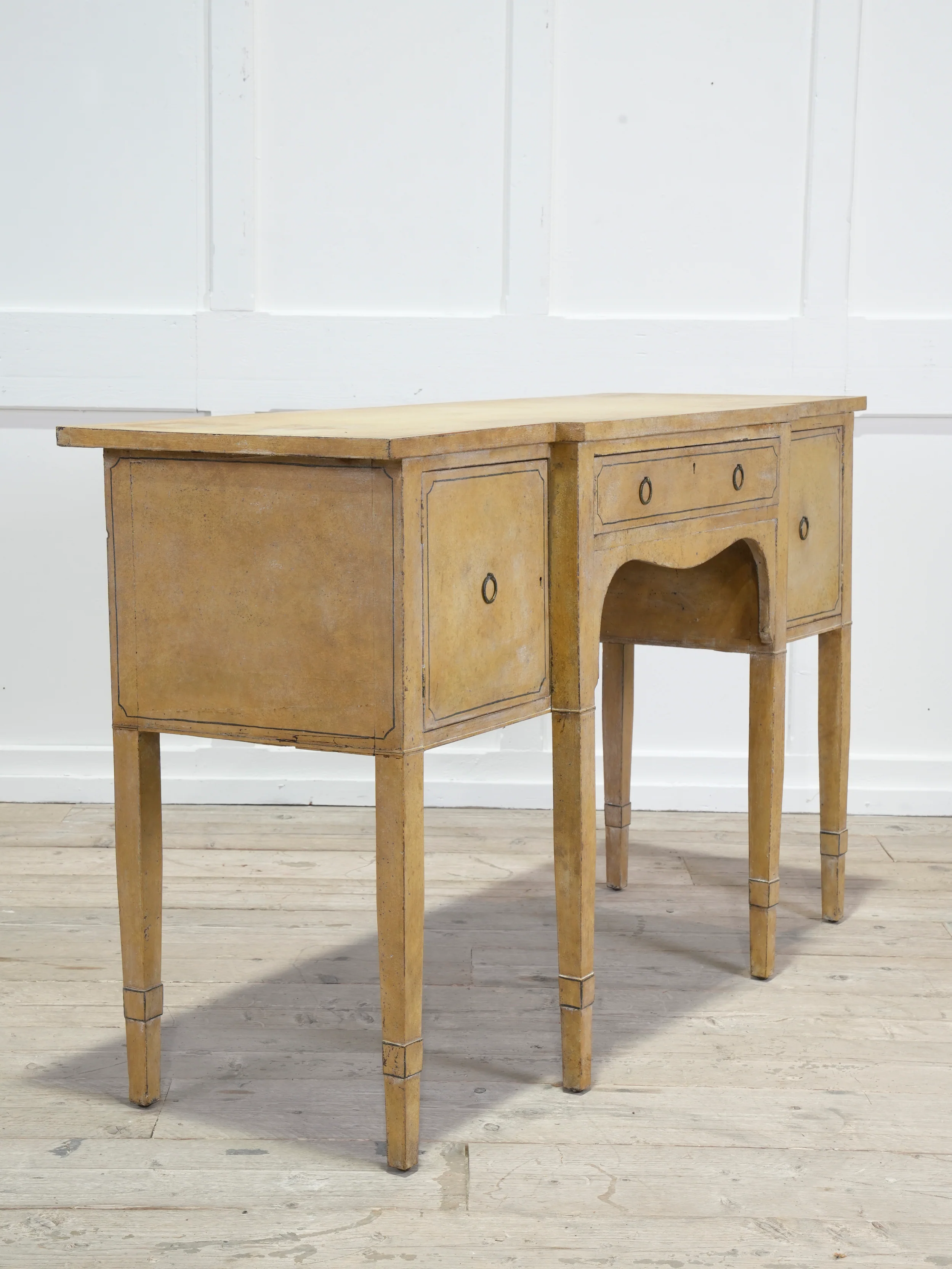 A Late Regency Painted Console Sideboard Table - Image 9