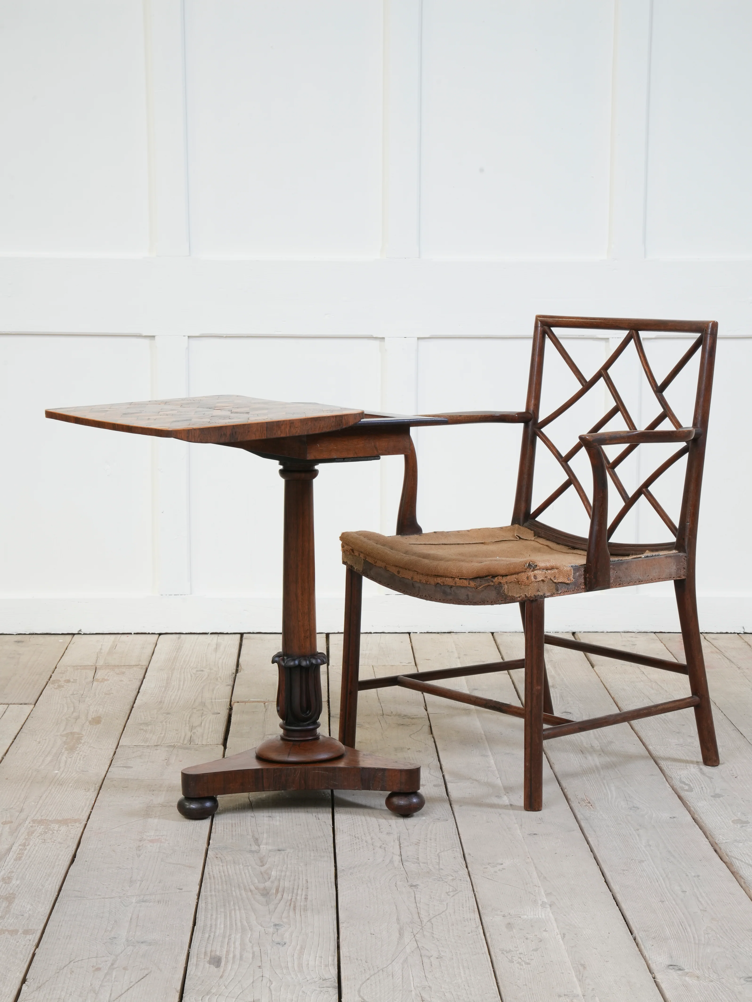 A William IV Specimen Wood Jardiniere Table by Turnbull - Image 5